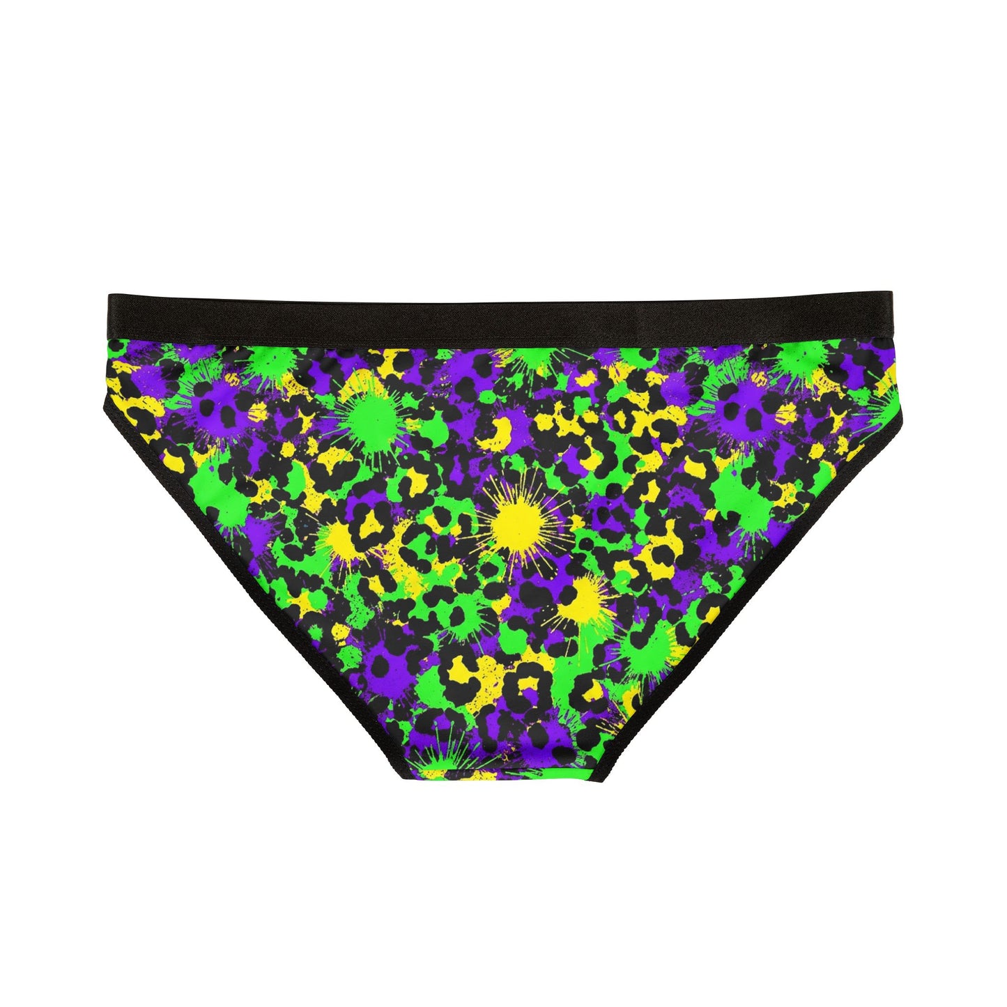 Mardi Gras Print Ladies Panties | Matching Couple & Throuple Polyamory Underwear