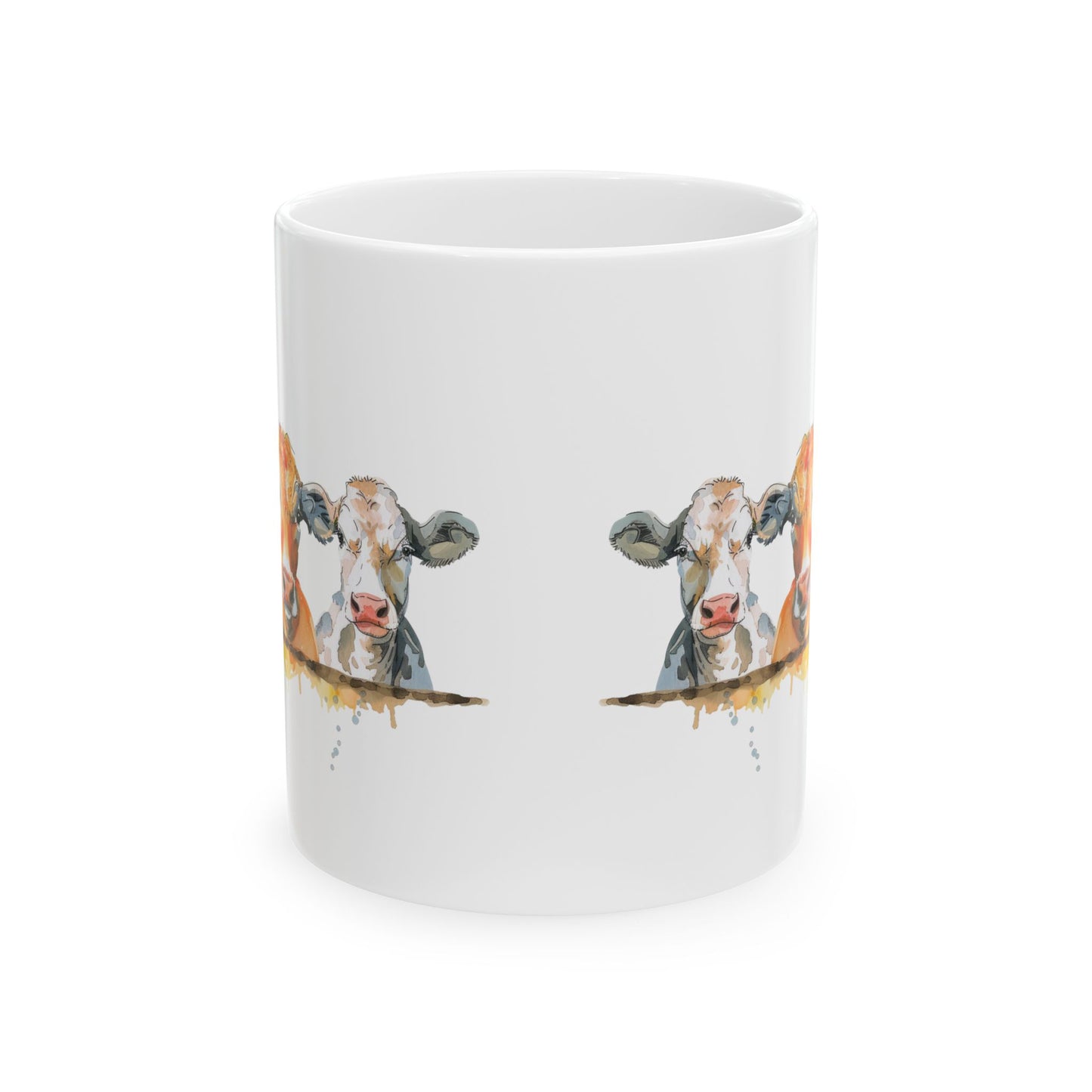 Three Cows Mug | Chosen Family Coffee Cup | Polyamory & Sisterwives Symbol Mug | Ethical Non-Monogamy Gift | Cozy Farmhouse Ceramic Mug