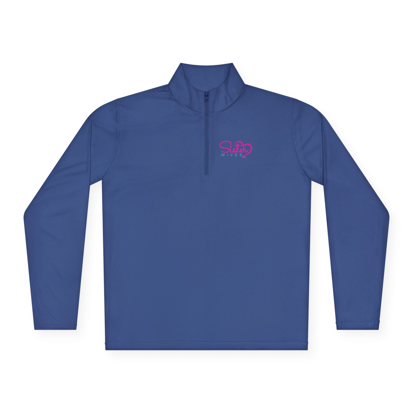 SisterWives Logo Stylish Unisex Quarter-Zip Pullover - Perfect for Casual Outings, Outdoor Activities, and Comfortable Layering, Gift for All