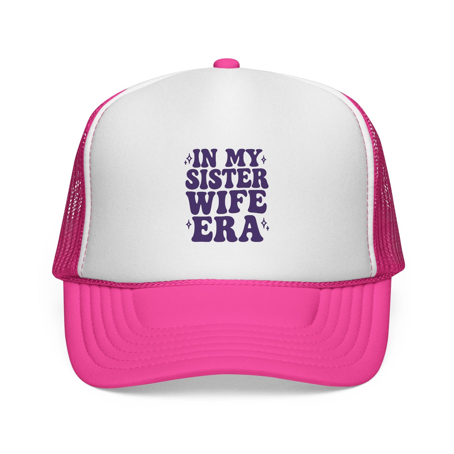 Purple In My Sisterwife Era Trucker Hat – Retro Mesh Cap, Adjustable Snapback