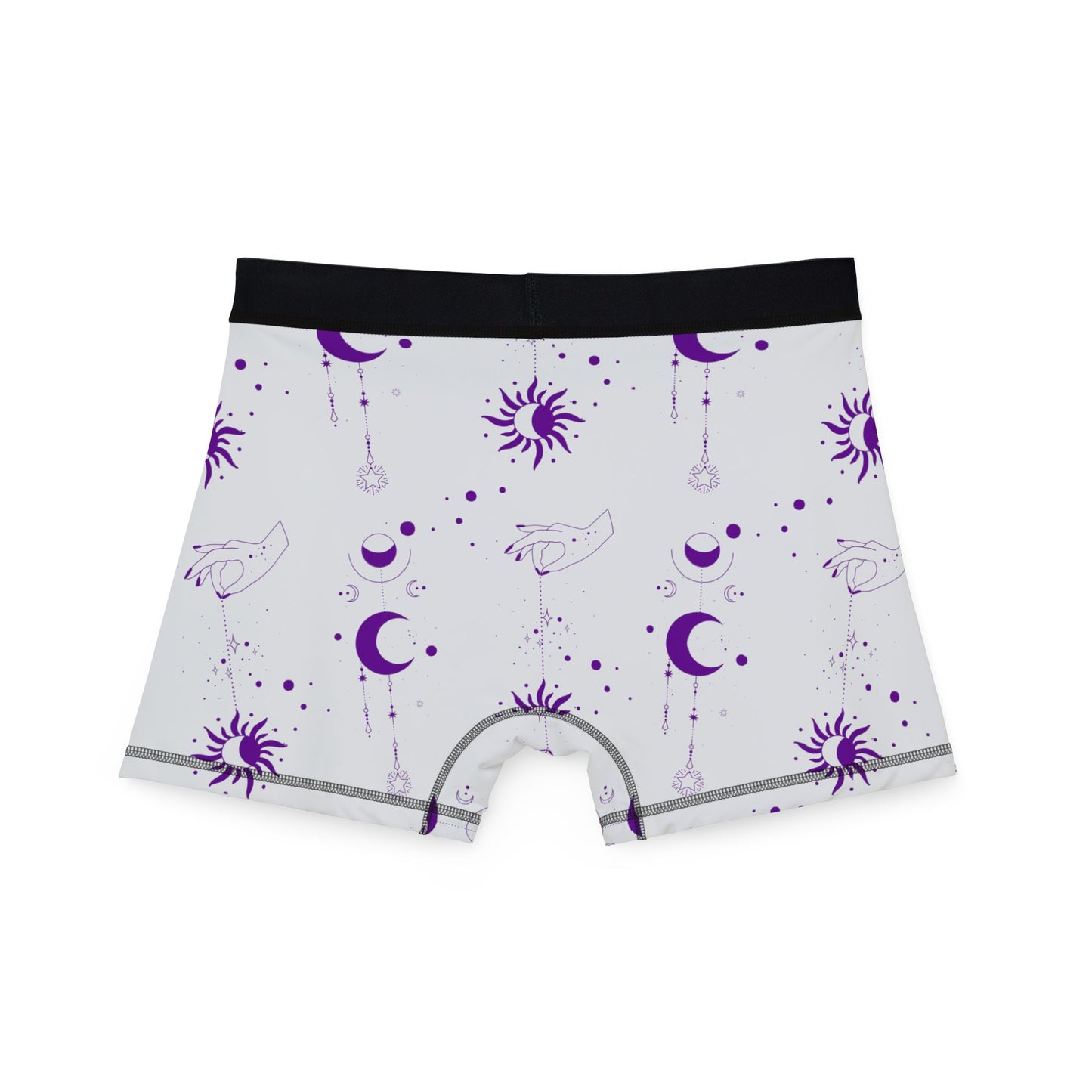 Celestial Polyamory Men’s Boxer Briefs – Astrology & Cosmic Underwear | ENM, Non-Monogamy & Pride-Friendly Intimates