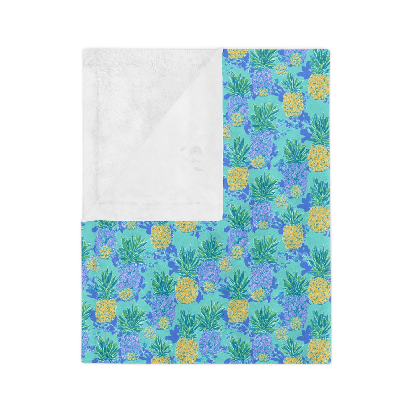Sisterwives Preppy Blue Green Pineapple Velveteen Blanket, Cozy Throw for Beach Lovers, Bright Home Decor, Perfect Gift for Summer Celebrations, Pineapple [...]