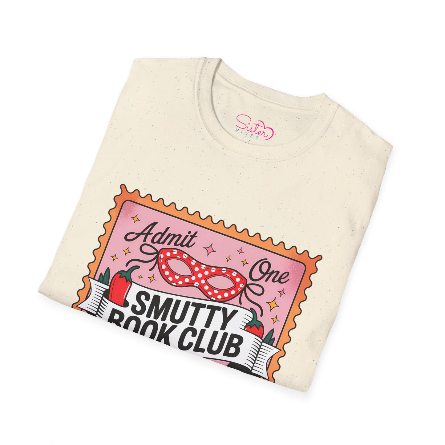 Smutty Book Club Shirt Adult Only Spicy Romance Tee, Booktok Reader Shirt, Sex Positive Poly-Friendly Unisex Gildan 64000