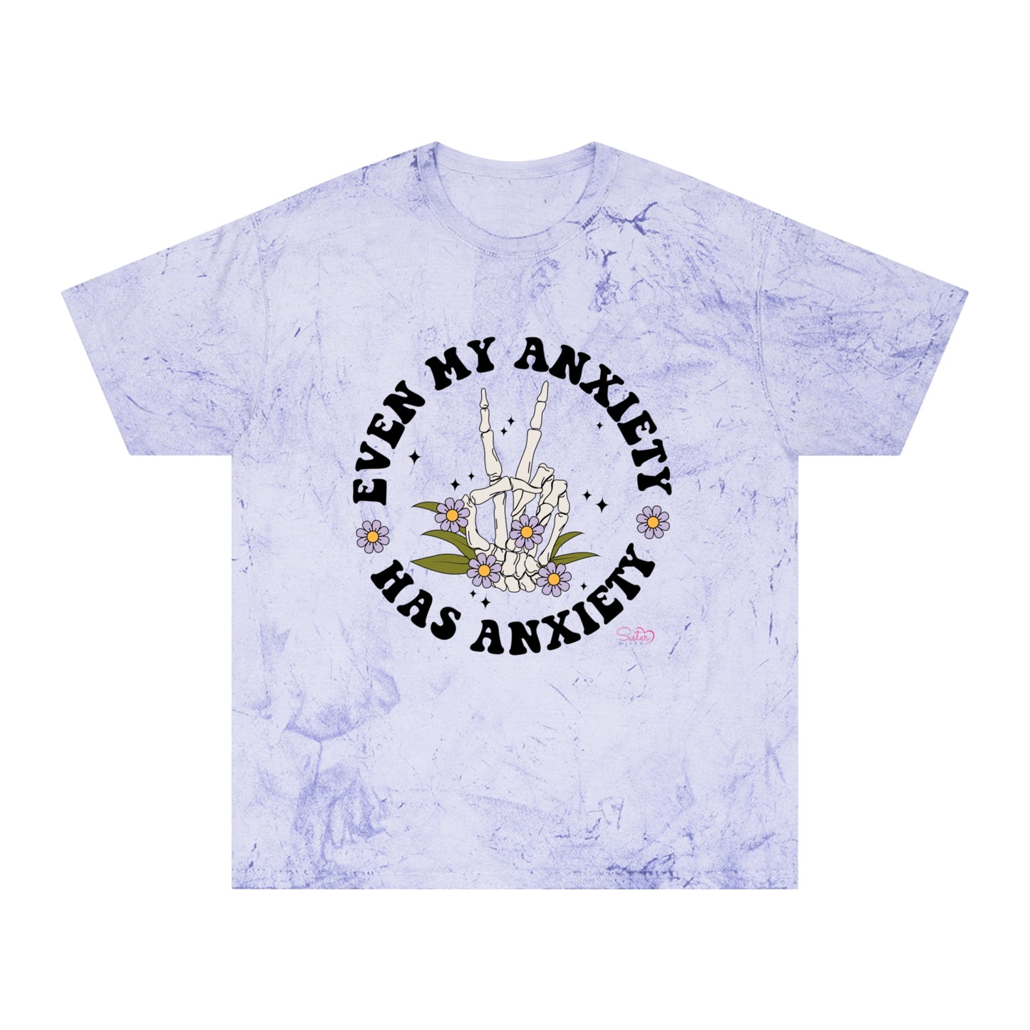 Even My Anxiety Has Anxiety T-Shirt – Funny Mental Health Shirt | Anxiety Humor Tee | Self Care Graphic Unisex Top