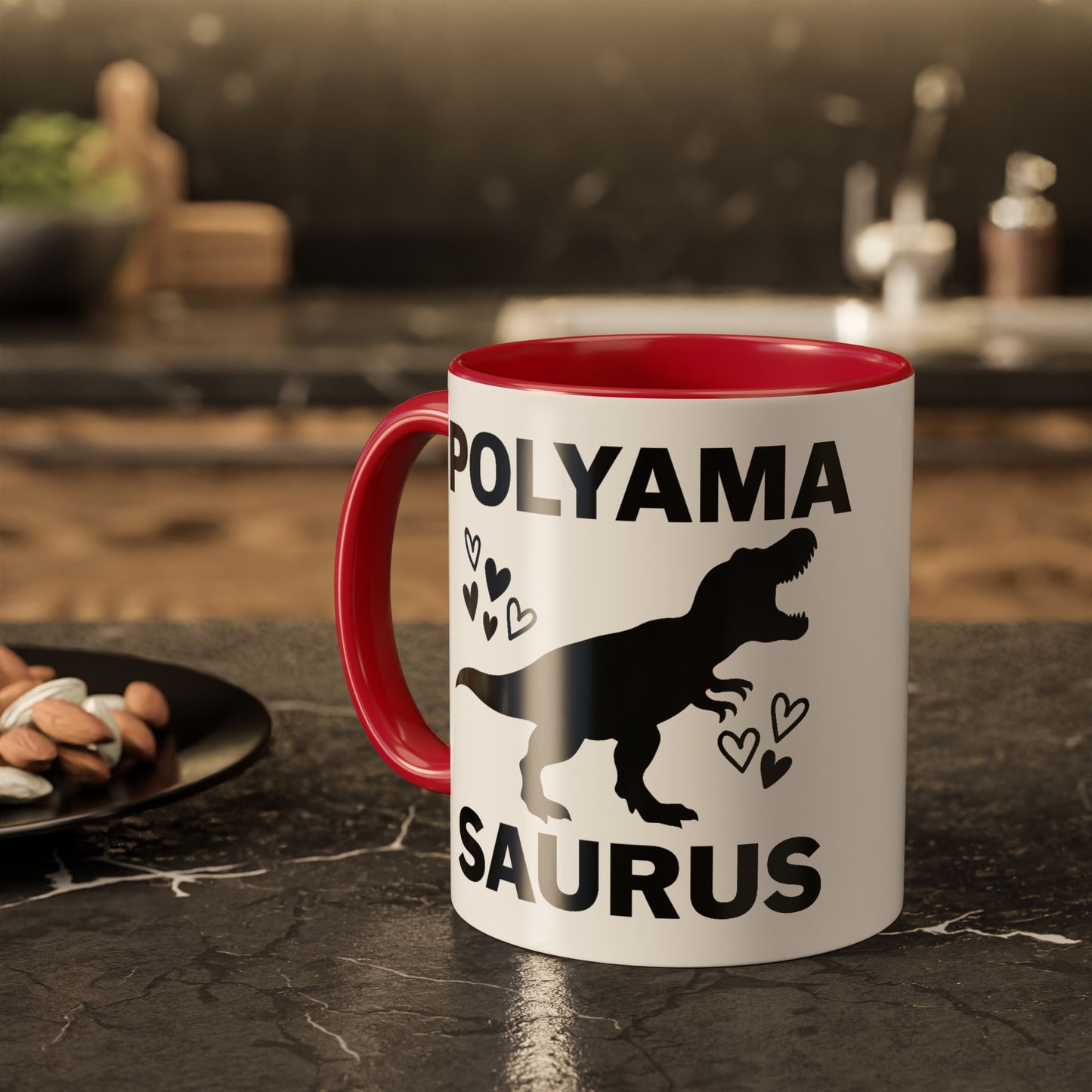 Polyamasaurus Dinosaur Polyamorous Sister Wives Mug, Unique Personalized Gifts for Family and Friends, Fun Coffee Tea Cup, Home Décor, Celebration [...]