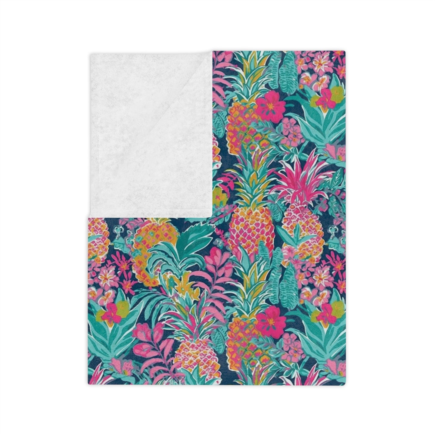 Sisterwives Preppy Vibrant Pineapple Velveteen Blanket, Cozy Throw for Beach Lovers, Bright Home Decor, Perfect Gift for Summer Celebrations, Pineapple [...]