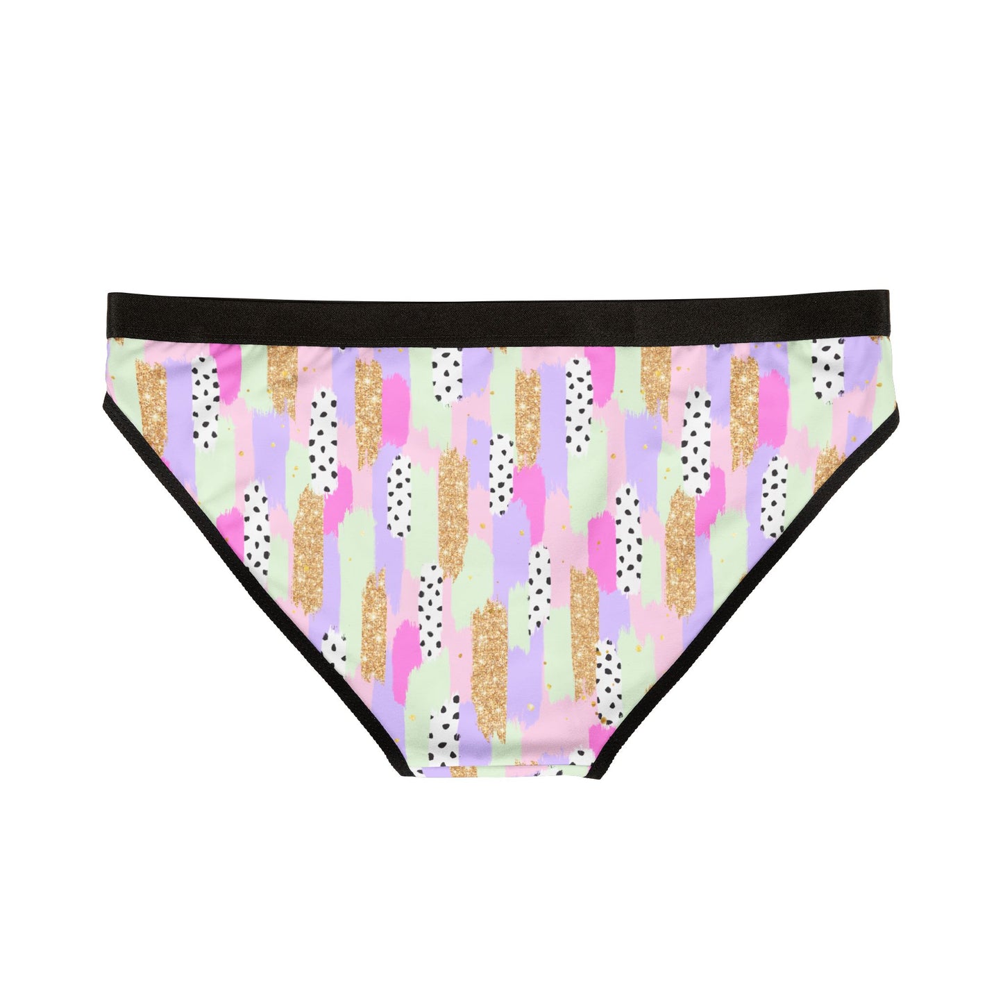 Pastel Abstract Bikini Panties | Polyamory-Friendly Lingerie | ENM Underwear | Aesthetic Women’s Briefs | Body-Positive Intimates