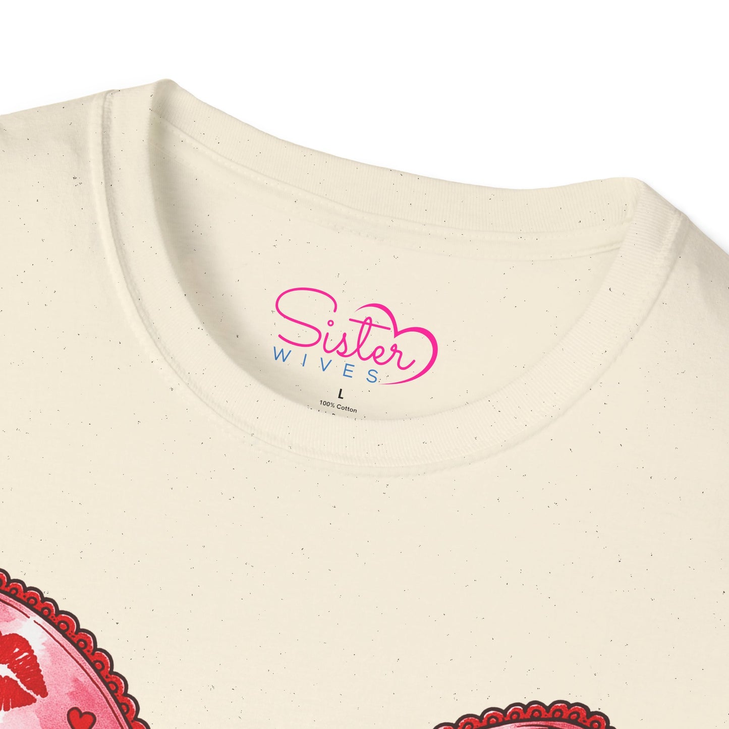 Red Coquette Bow Shirt – Flirty Valentine Bow T-Shirt, Polyamory ENM Non-Monogamy Symbol Tee, Unisex Gildan 64000