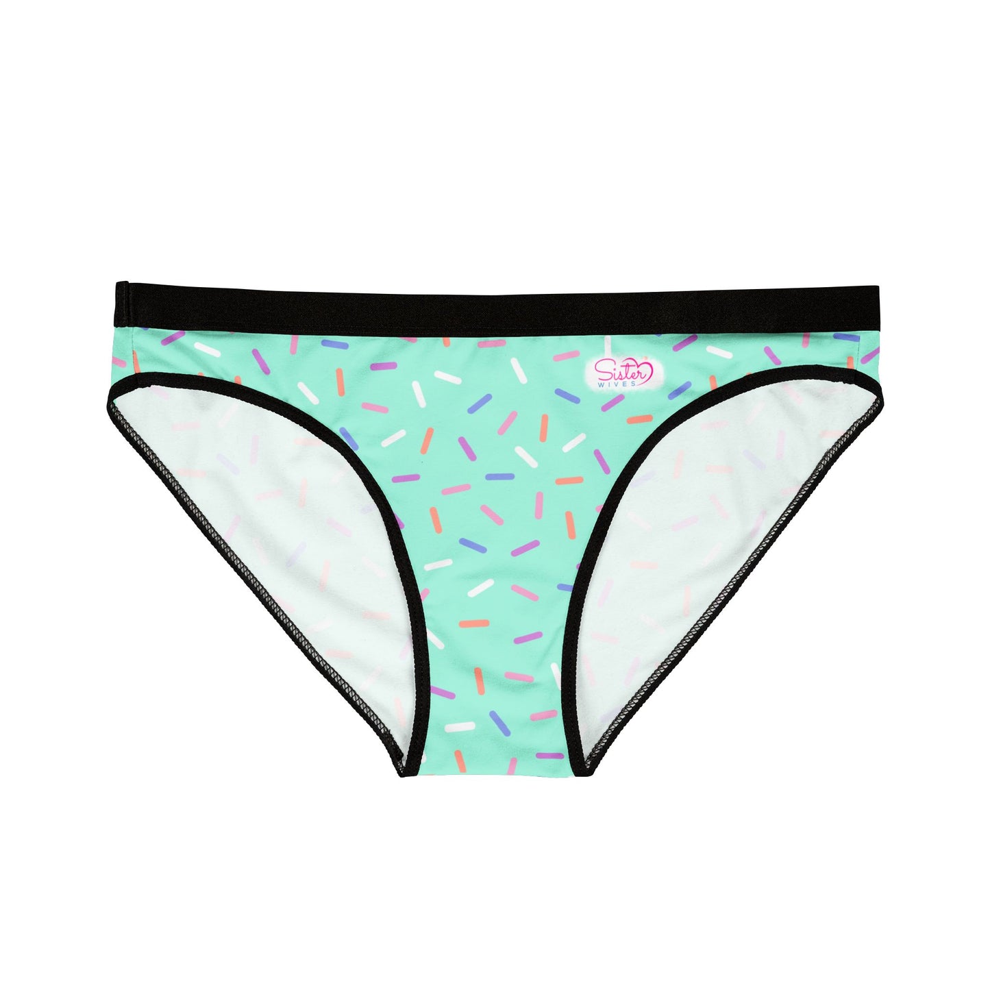 Blue Sprinkle Bikini Panties | Polyamory-Friendly Lingerie | ENM Underwear | Aesthetic Women’s Briefs | Body-Positive Intimates