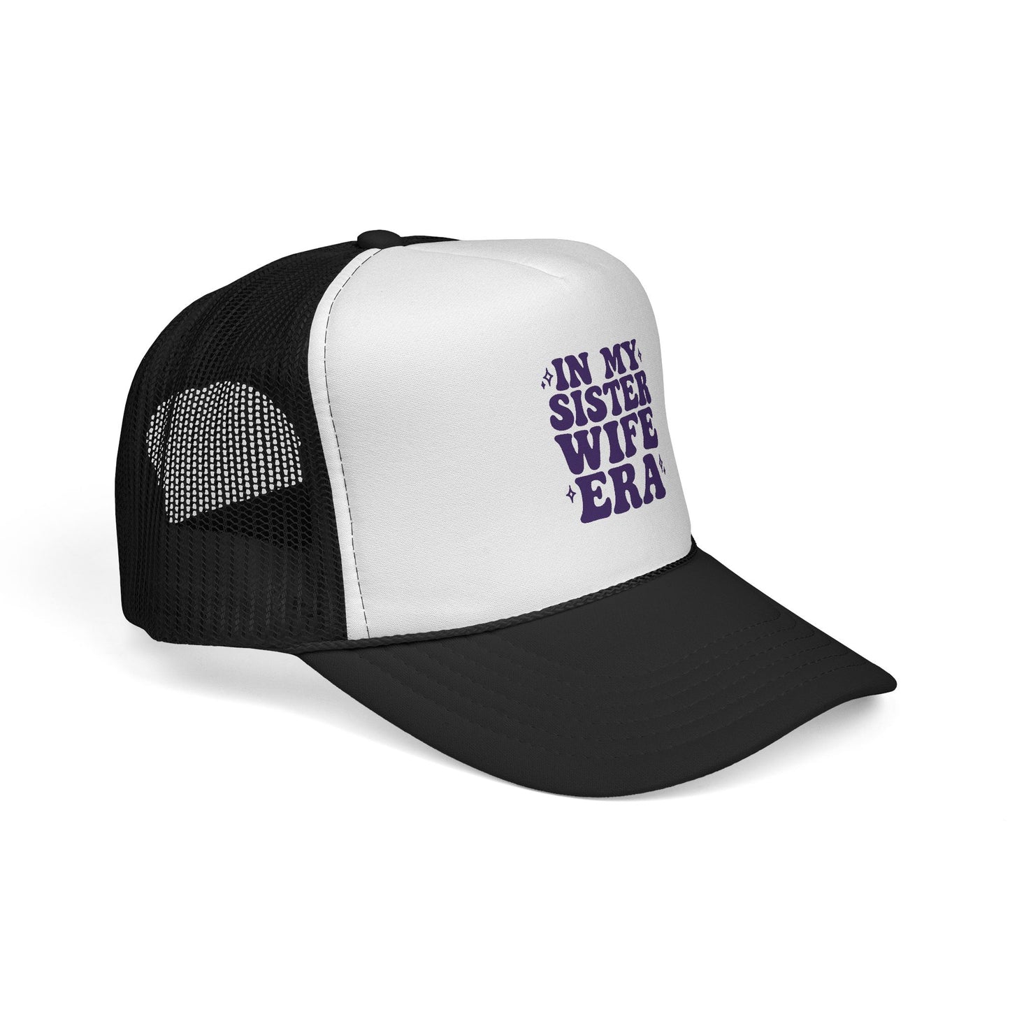 Purple In My Sisterwife Era Trucker Hat – Retro Mesh Cap, Adjustable Snapback