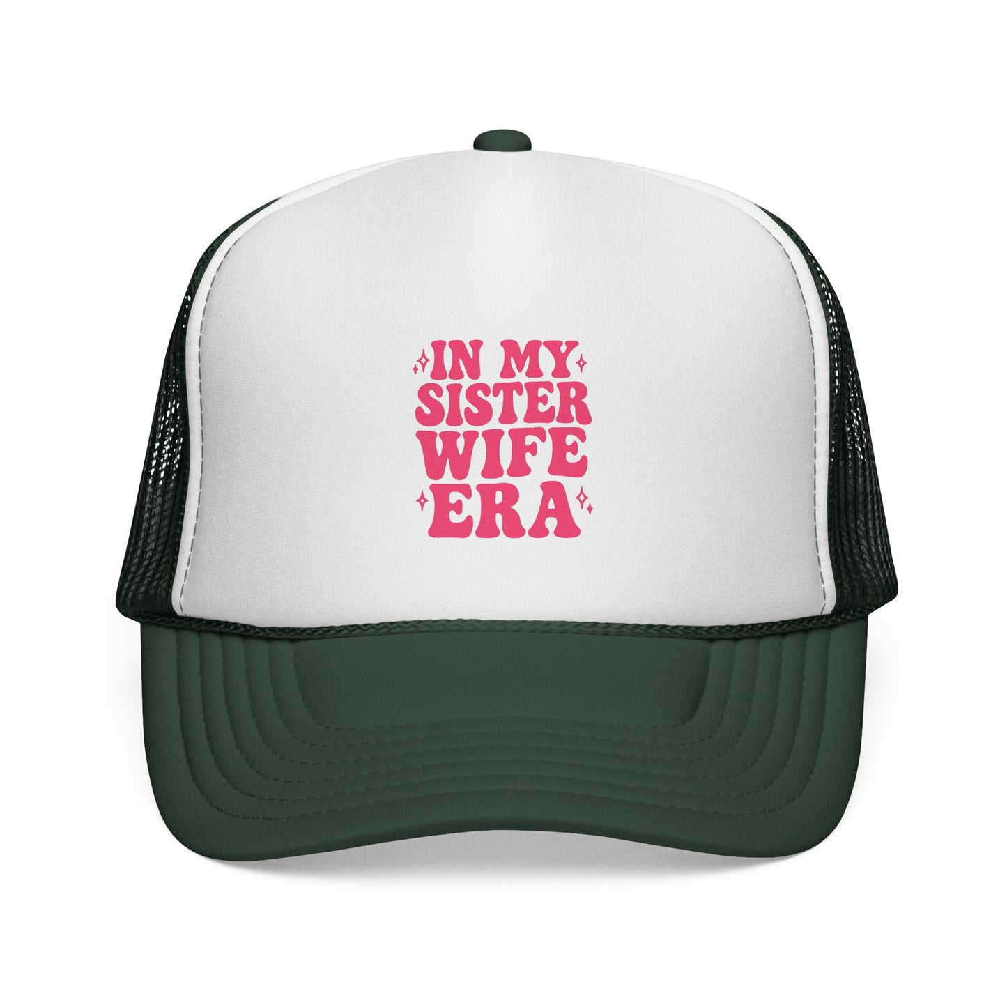 Pink In My Sisterwife Era Trucker Hat – Retro Mesh Cap, Adjustable Snapback