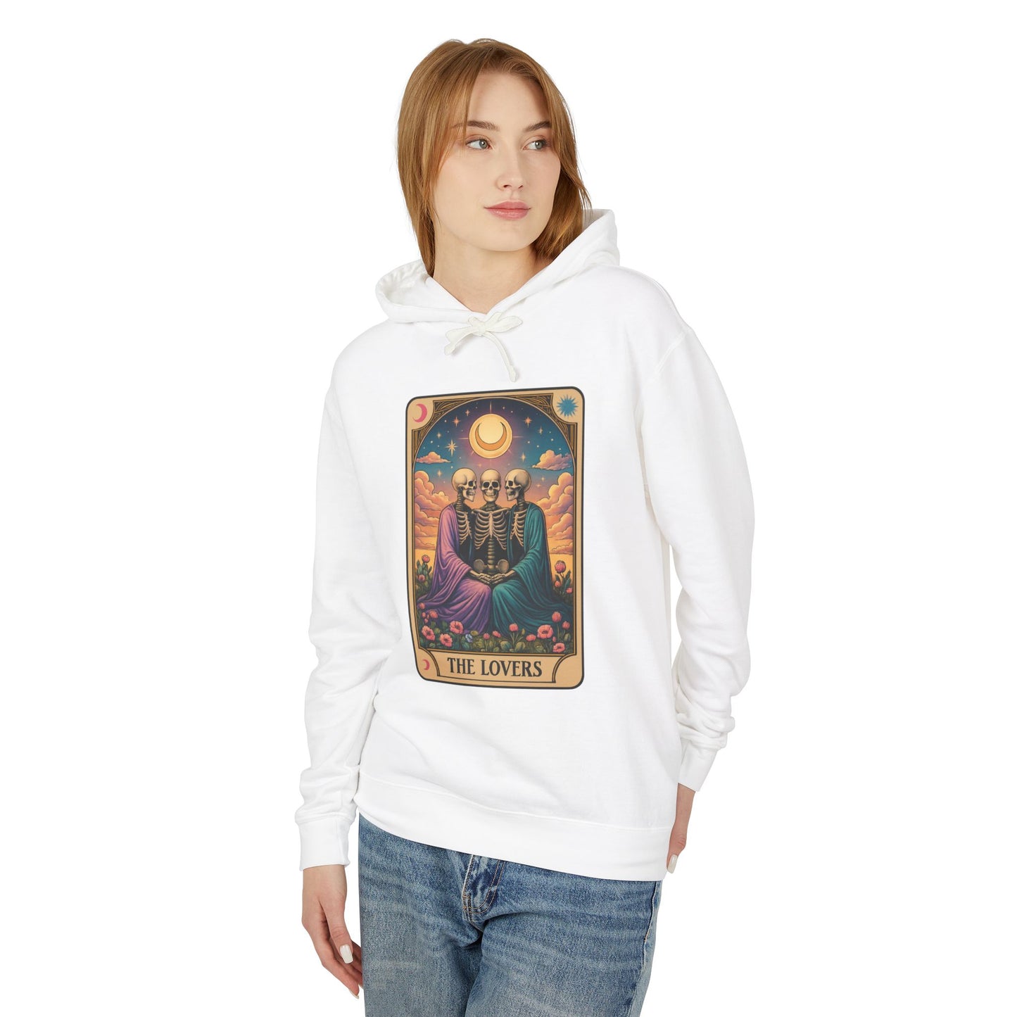 Sister Wives Lovers Tarot Design Hoodie - Perfect for Halloween, Gift for Friends, Cozy Wear, Astrology Lovers, Unique Statement Piece