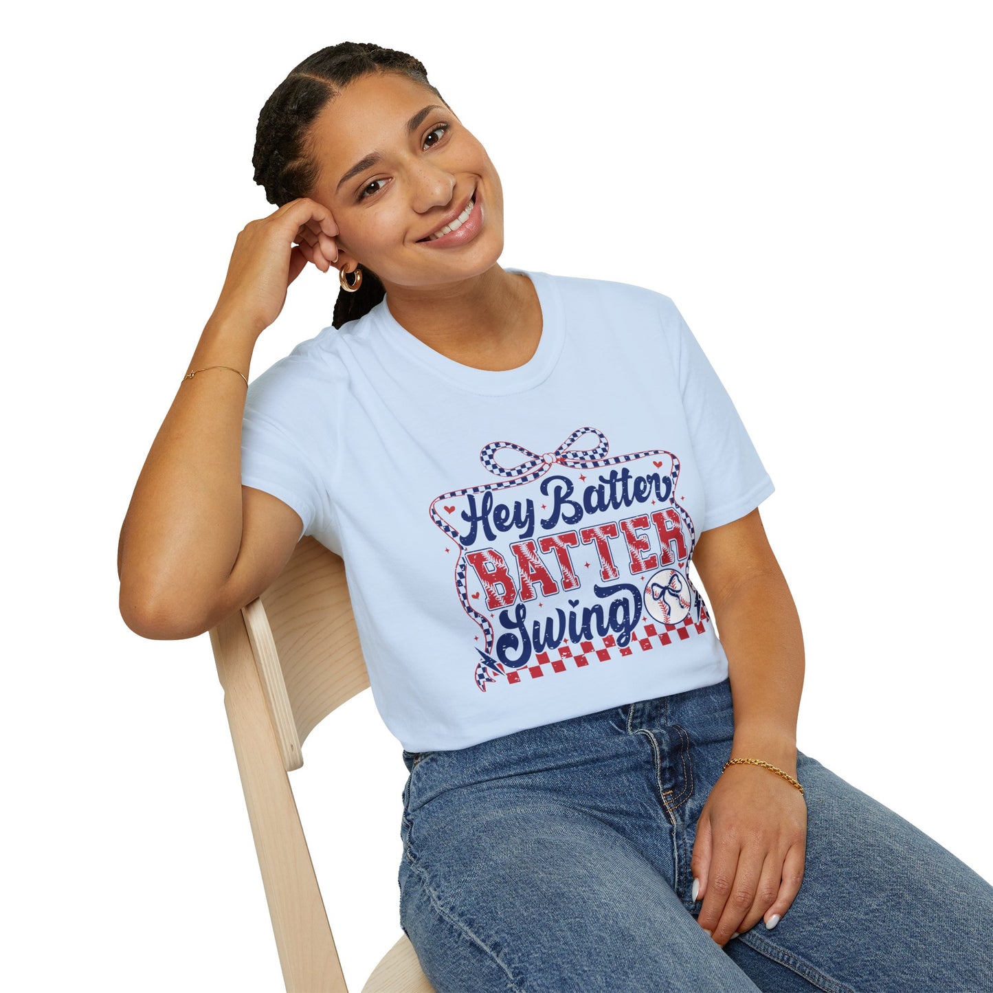Hey Batter Batter Swing T-Shirt | Playful Swinger Humor Tee | ENM & Polyamory Lifestyle Apparel