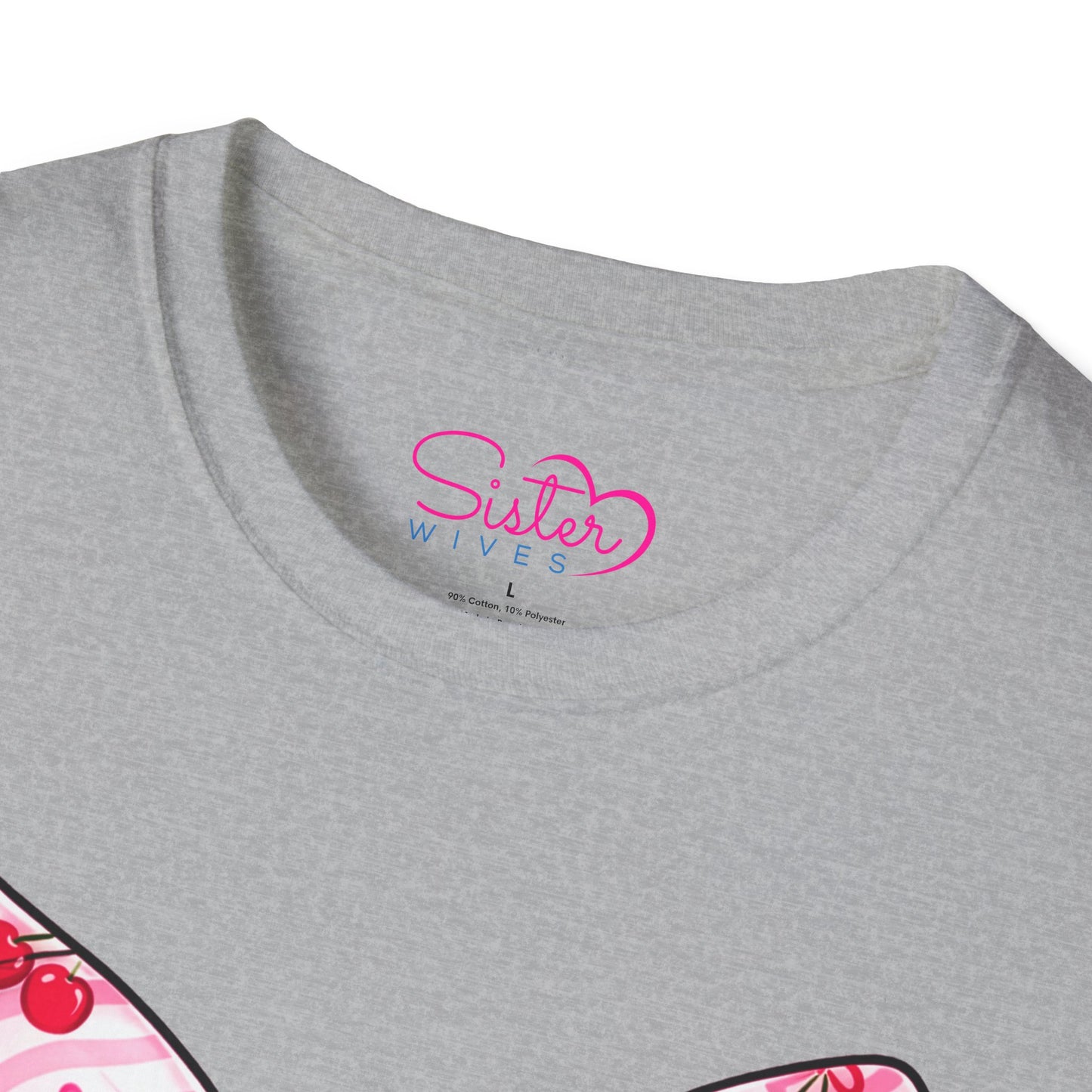 Valentine's Day Red Coquette Bow Shirt – Flirty Valentine Bow T-Shirt, Polyamory ENM Non-Monogamy Symbol Tee, Unisex Gildan 64000