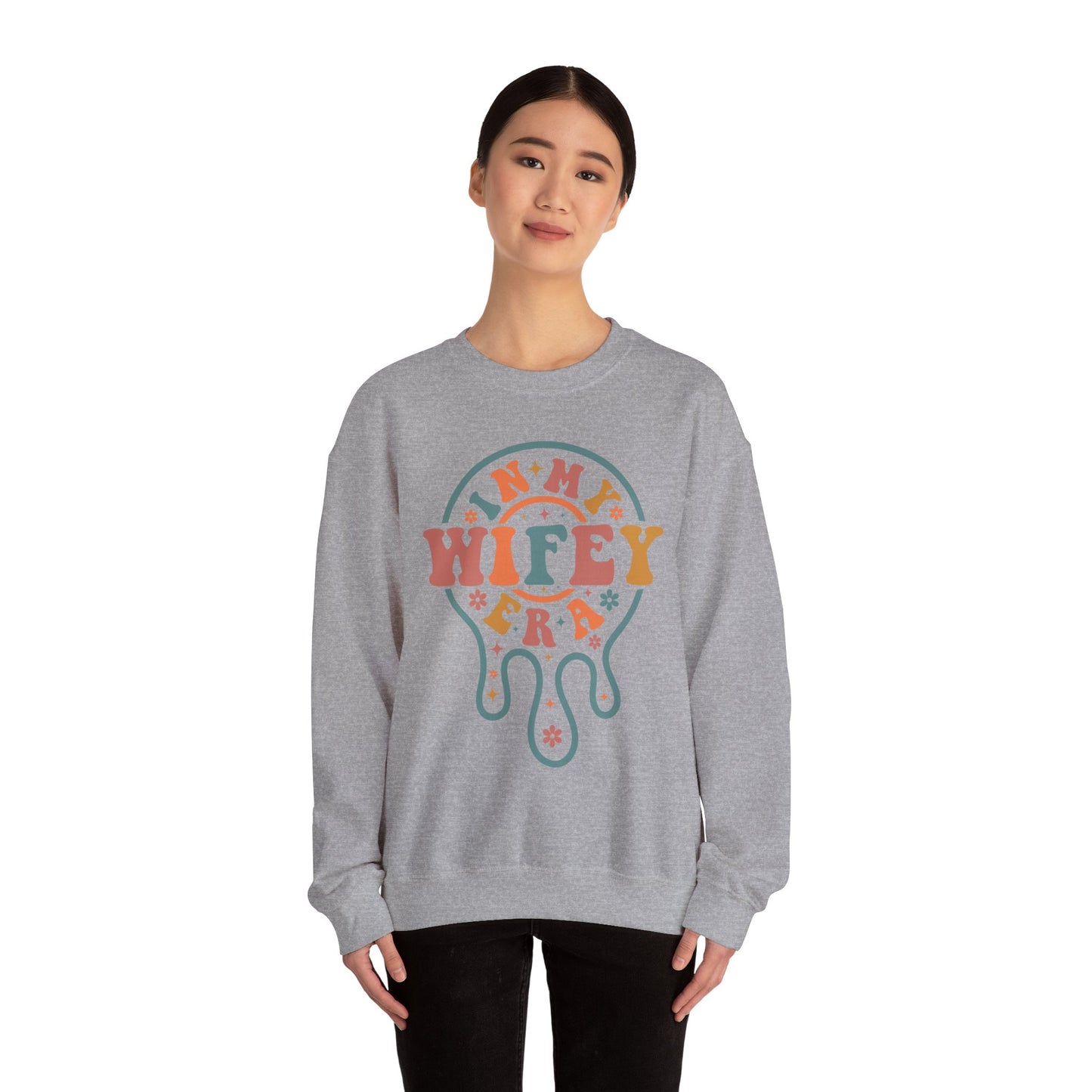 In My Wifey Era Sweatshirt | Wifey Crewneck Pullover | Sister Wife & Polyamory Lifestyle Apparel | ENM Cozy Unisex Sweatshirt