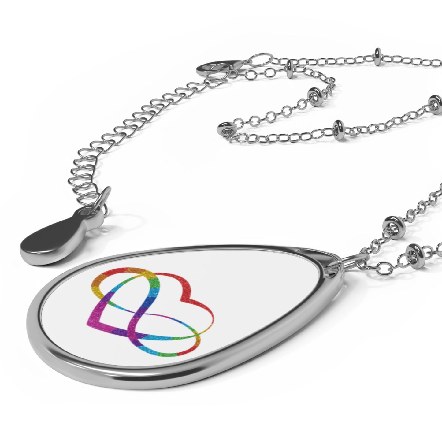 Infinity Heart Necklace | Polyamory Pride Jewelry | Ethical Non-Monogamy Necklace | Sisterwives Symbol Pendant | Subtle LGBTQ+ Gift