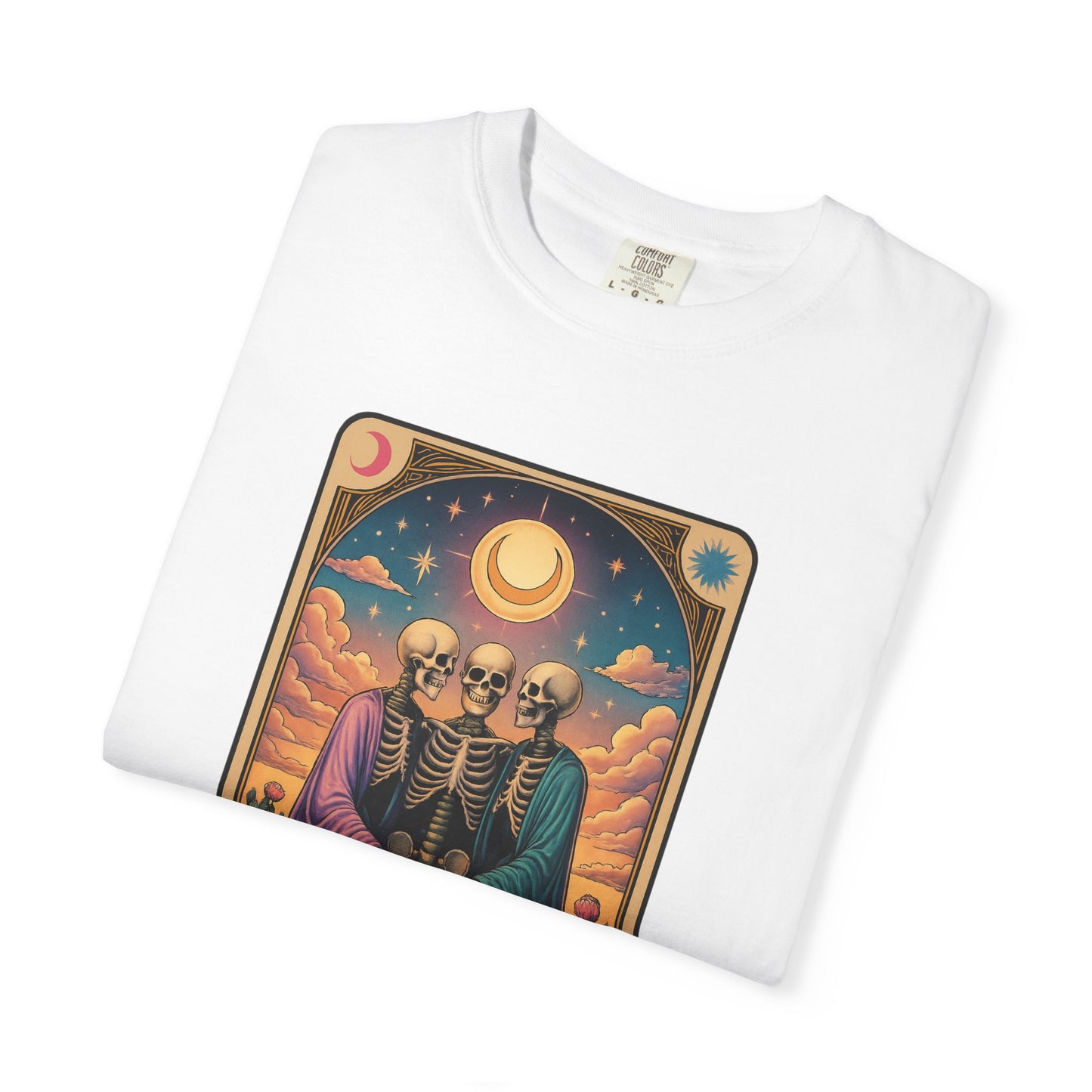 Sister Wives Polyamorous Tarot Lovers T-Shirt, Unisex Couple Shirt, Gothic Fashion Tee, Halloween Gift, Romantic Decor