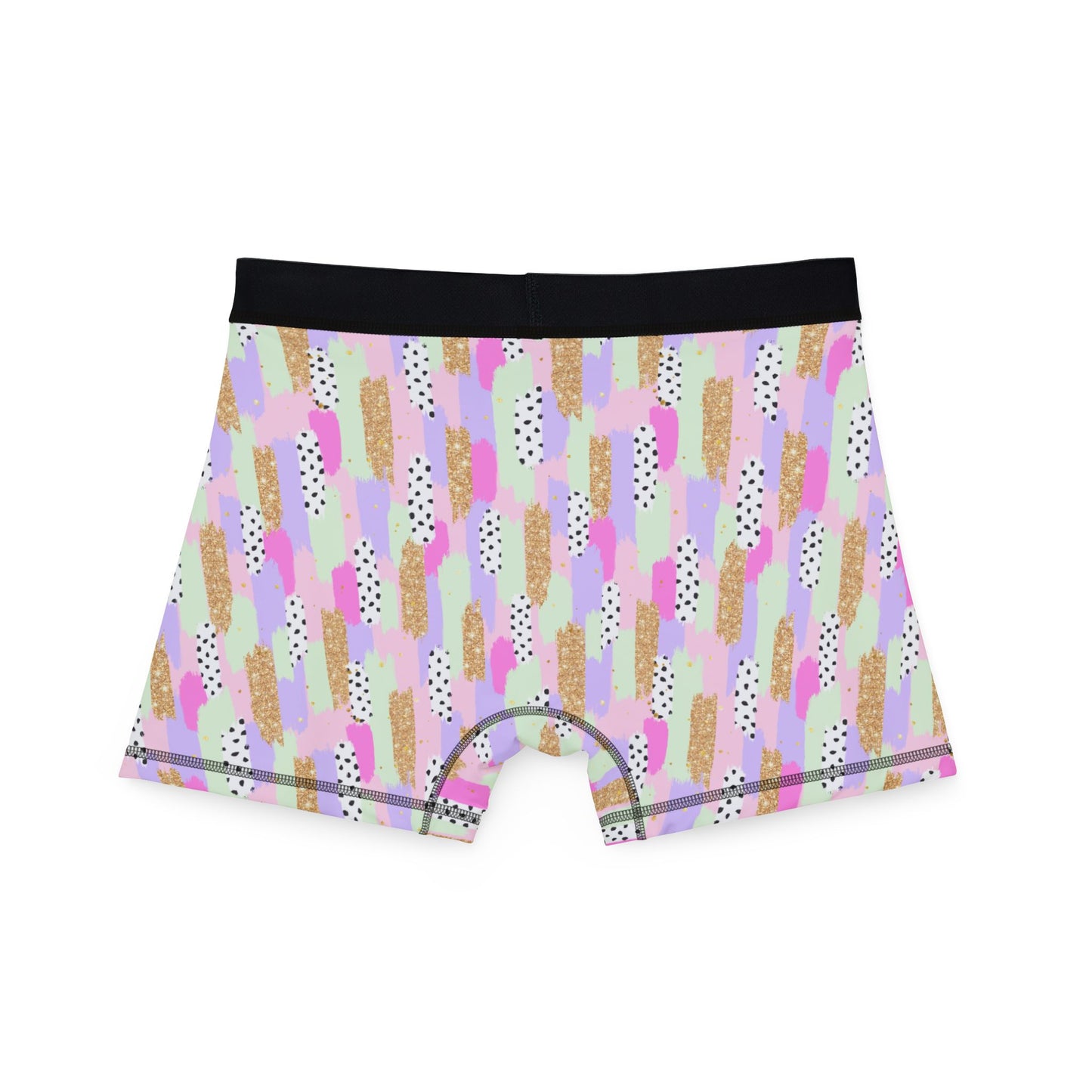 Pastel Abstract Men’s Boxer Briefs | Polyamory-Friendly Underwear | ENM Men’s Loungewear | Aesthetic Stretch Boxer Briefs | Body-Positive Intimates