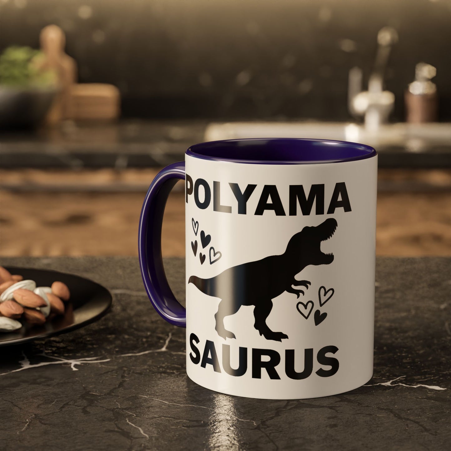 Polyamasaurus Dinosaur Polyamorous Sister Wives Mug, Unique Personalized Gifts for Family and Friends, Fun Coffee Tea Cup, Home Décor, Celebration [...]