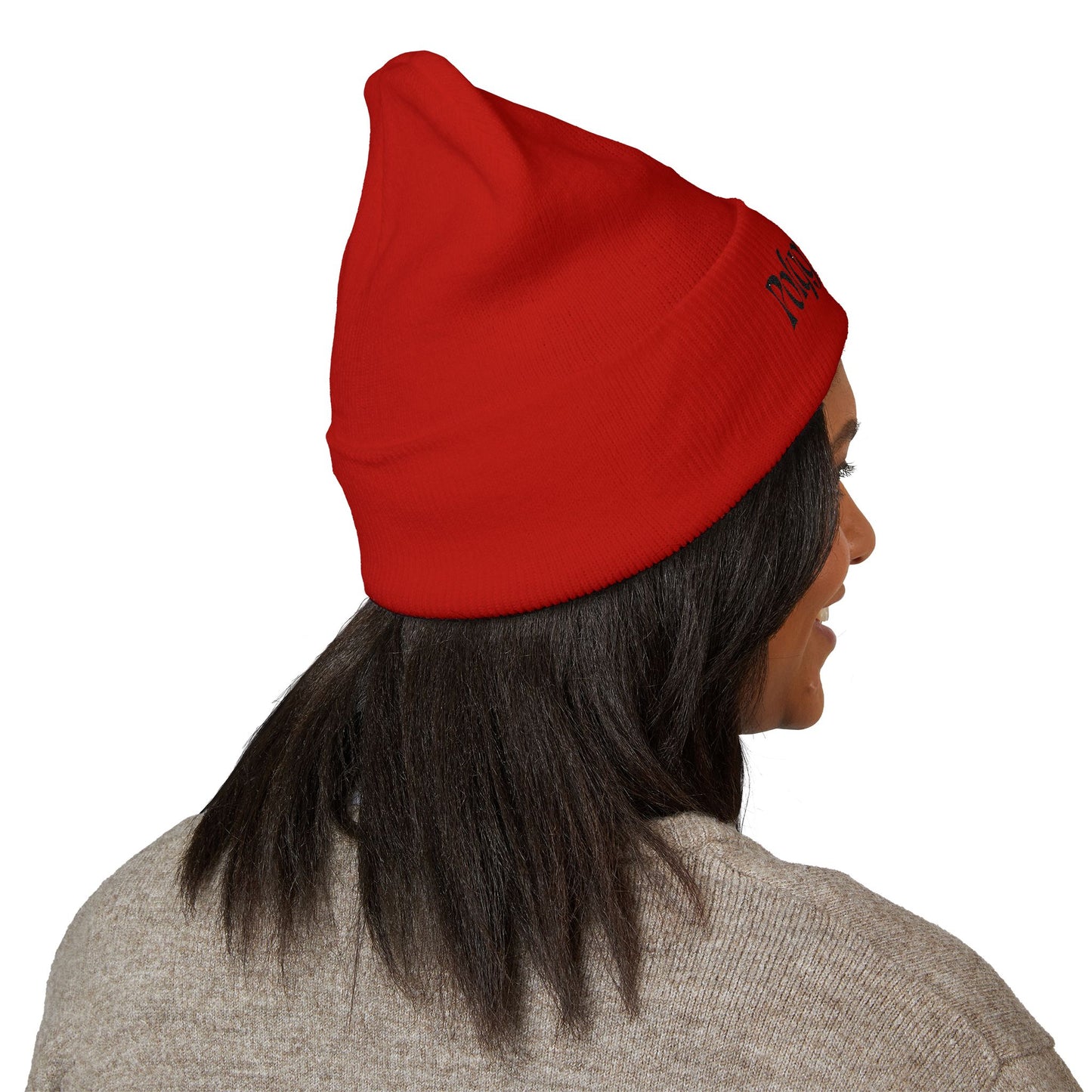 Polyglamorous Classic Cuffed Beanie, Trendy Winter Hat, Stylish Knit Beanie, Unique Gift for Her, Fashion Accessory, Cosy Beanie Hat