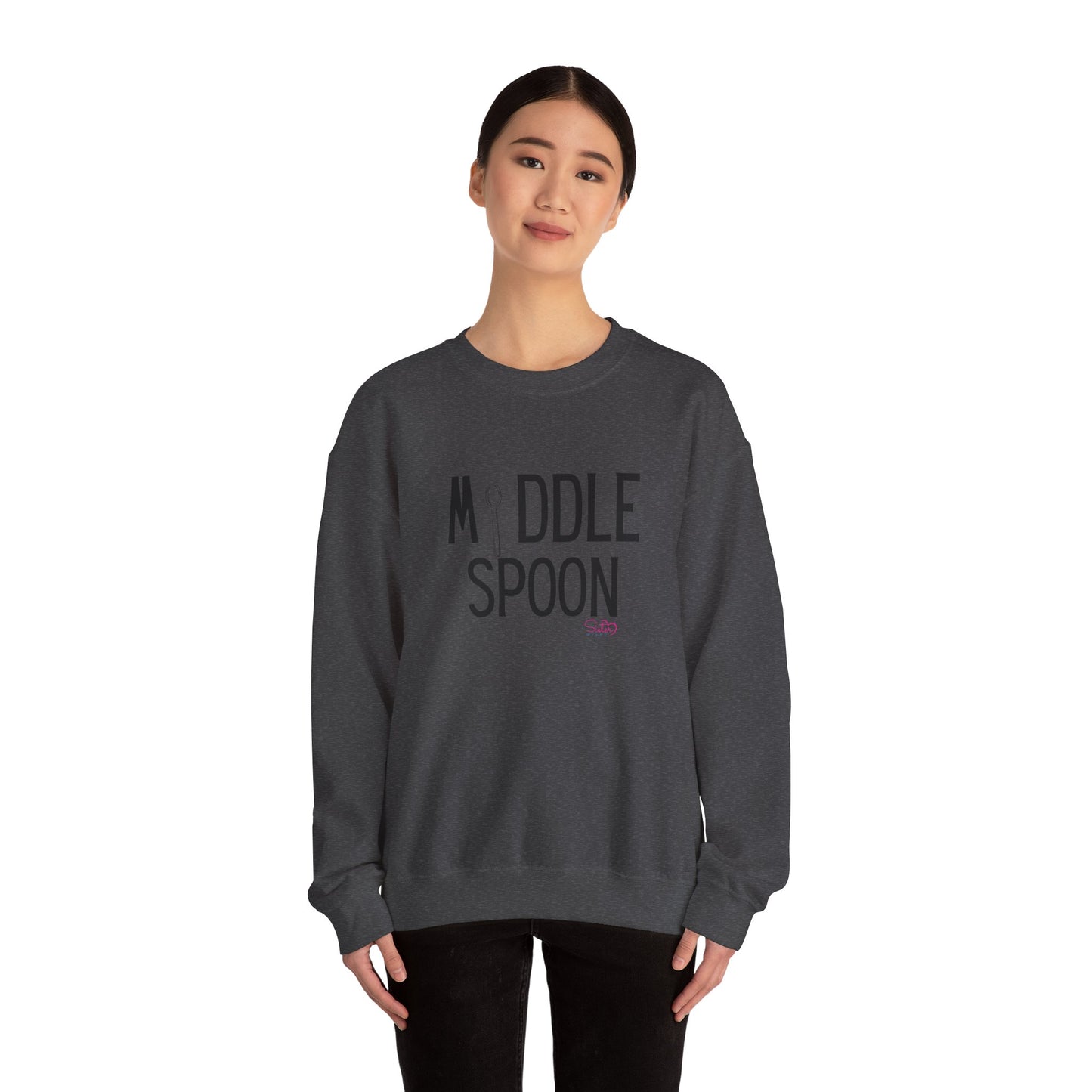 Middle Spoon Short, Throuple Sweatshirt Gift, Gift for Throuple T Shirt, Polyamory Shirt, Three-way Relationship Hoodie
