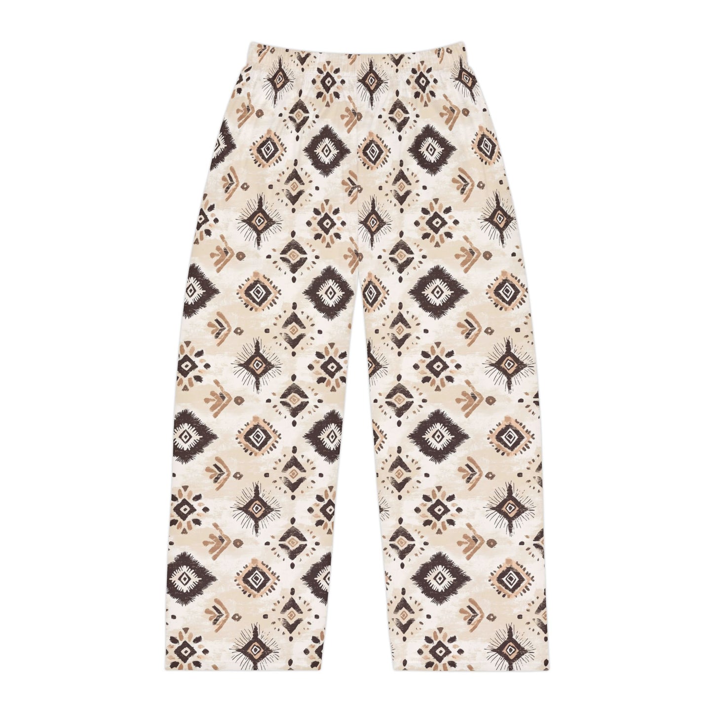 Men’s Neutral Boho Pajama Pants | Earth Tone Abstract Lounge Pants | Minimalist Sleepwear | Polyamory & ENM Friendly