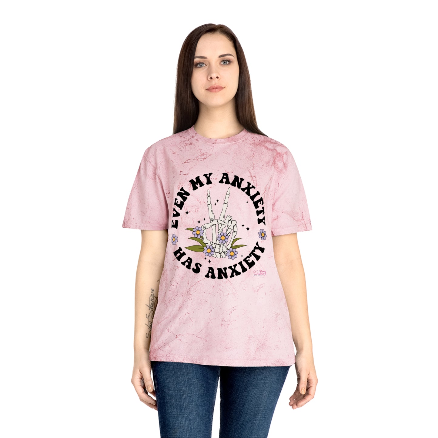 Even My Anxiety Has Anxiety T-Shirt – Funny Mental Health Shirt | Anxiety Humor Tee | Self Care Graphic Unisex Top