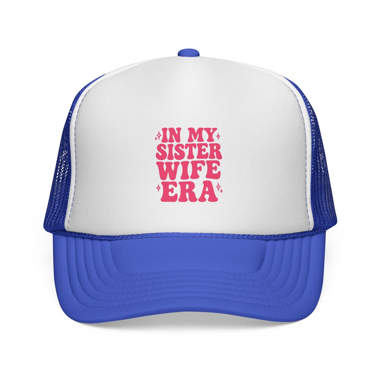 Pink In My Sisterwife Era Trucker Hat – Retro Mesh Cap, Adjustable Snapback