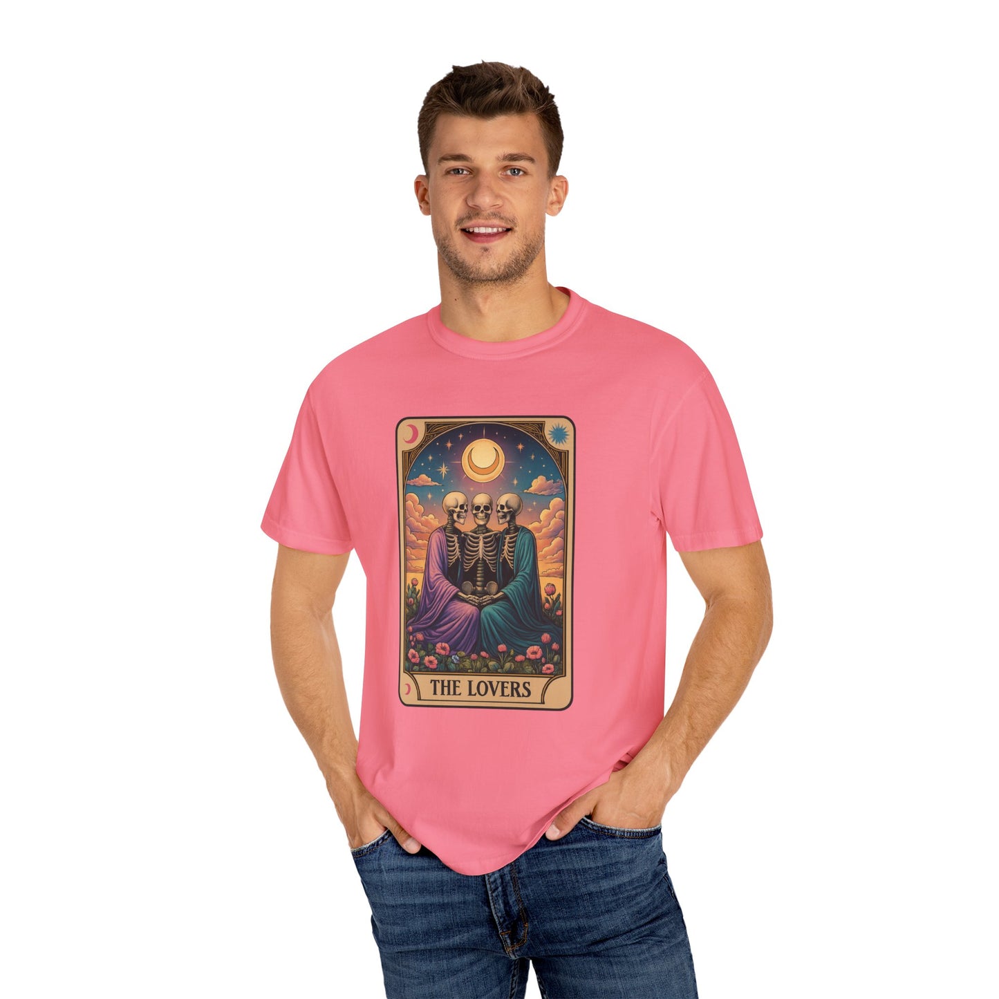 Sister Wives Polyamorous Tarot Lovers T-Shirt, Unisex Couple Shirt, Gothic Fashion Tee, Halloween Gift, Romantic Decor