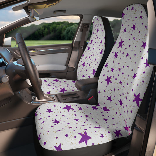 Celestial Polyamory Car Seat Covers – Astrology & Cosmic Interior Decor | ENM, Non-Monogamy & Pride-Friendly Auto Accessories
