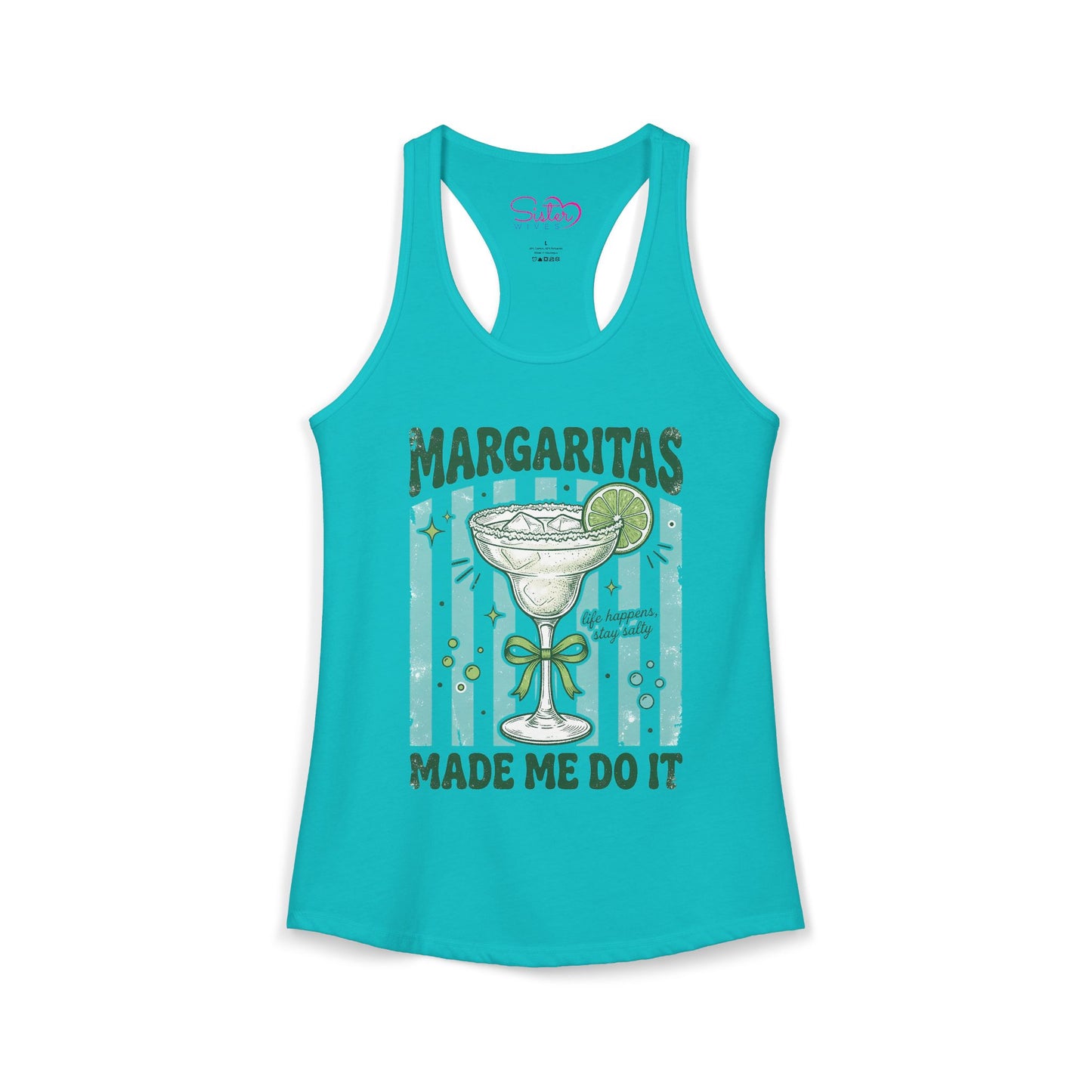 Margaritas Made Me Do It Tank Top – Funny Margarita Shirt | Summer Party Tank | Beach Vacation Outfit