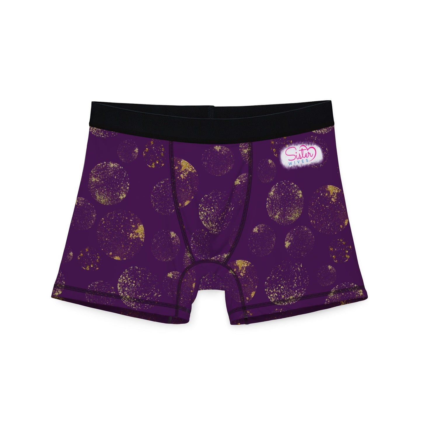 Celestial Polyamory Men’s Boxer Briefs – Astrology & Cosmic Underwear | ENM, Non-Monogamy & Pride-Friendly Intimates