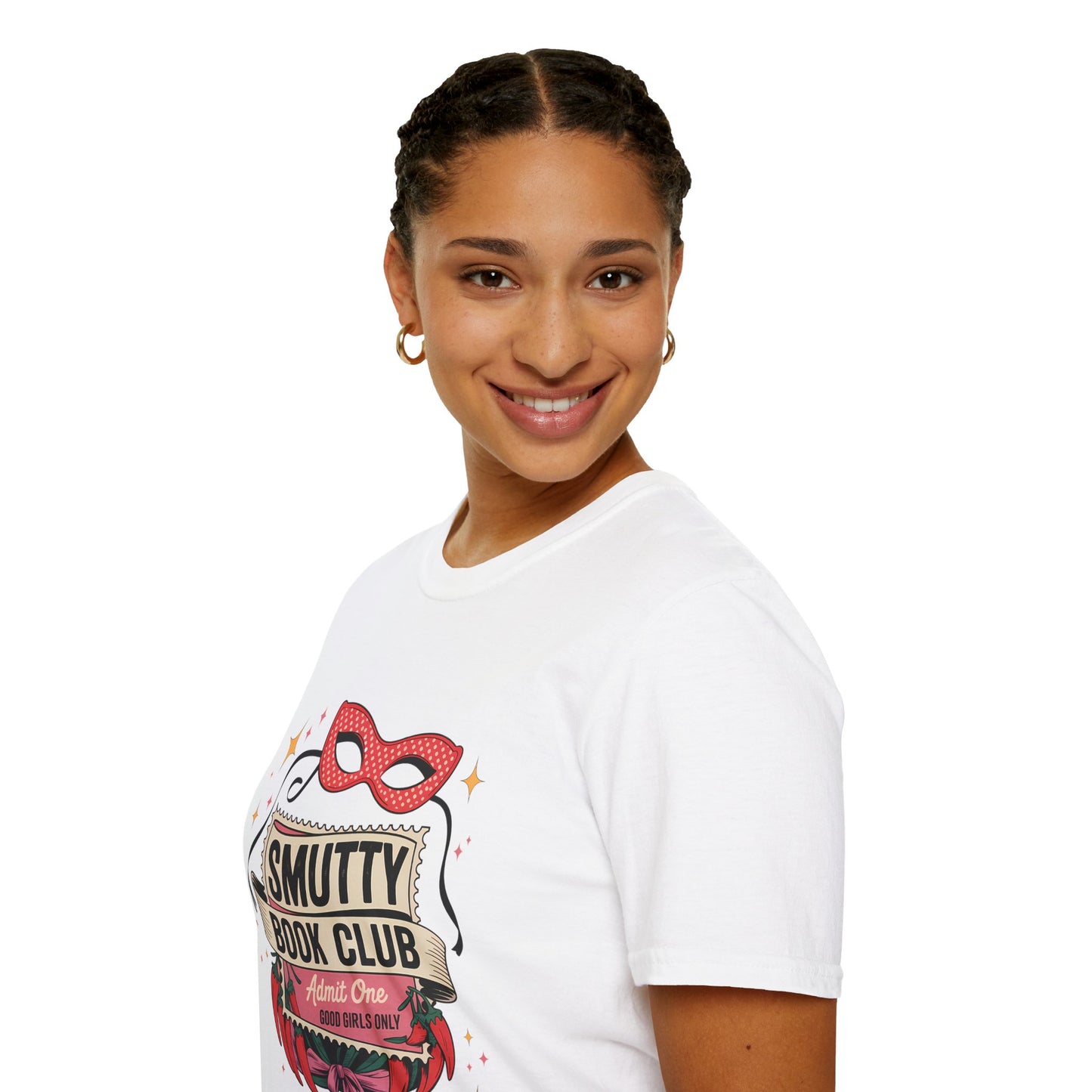 Smutty Book Club Shirt Adult Only Spicy Romance Tee, Booktok Reader Shirt, Sex Positive Poly-Friendly Unisex Gildan 64000