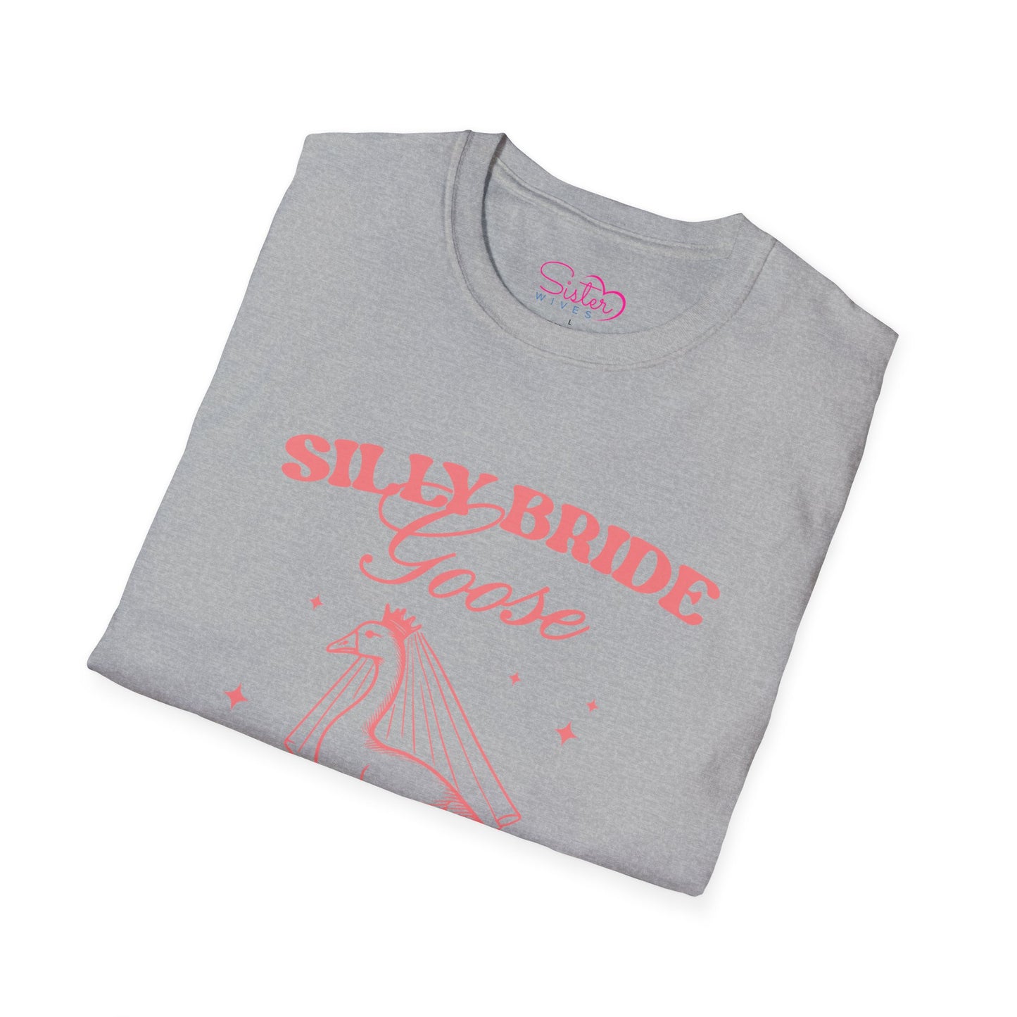 Silly Bride Goose Gettin Loose Shirt – Funny Bachelorette Party Tee, Bride Humor Wedding Shirt, Poly-Friendly Unisex Gildan 64000
