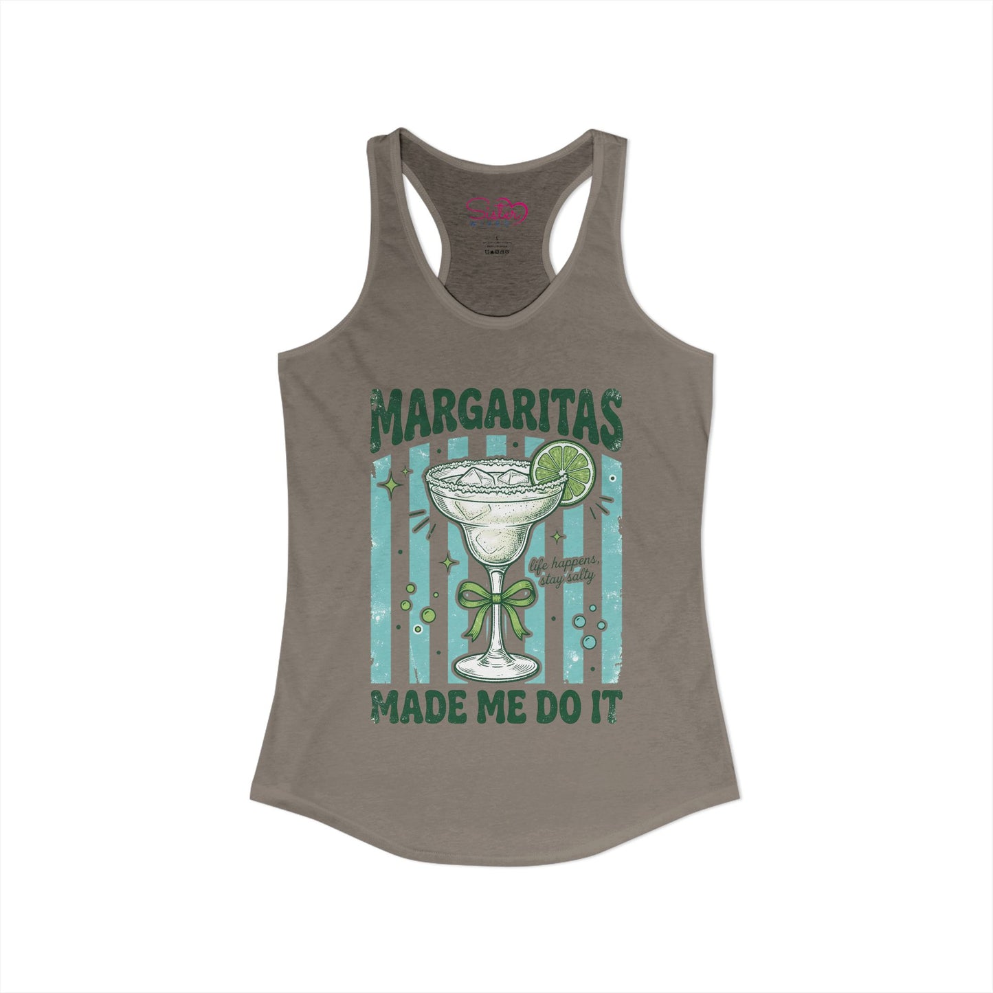 Margaritas Made Me Do It Tank Top – Funny Margarita Shirt | Summer Party Tank | Beach Vacation Outfit