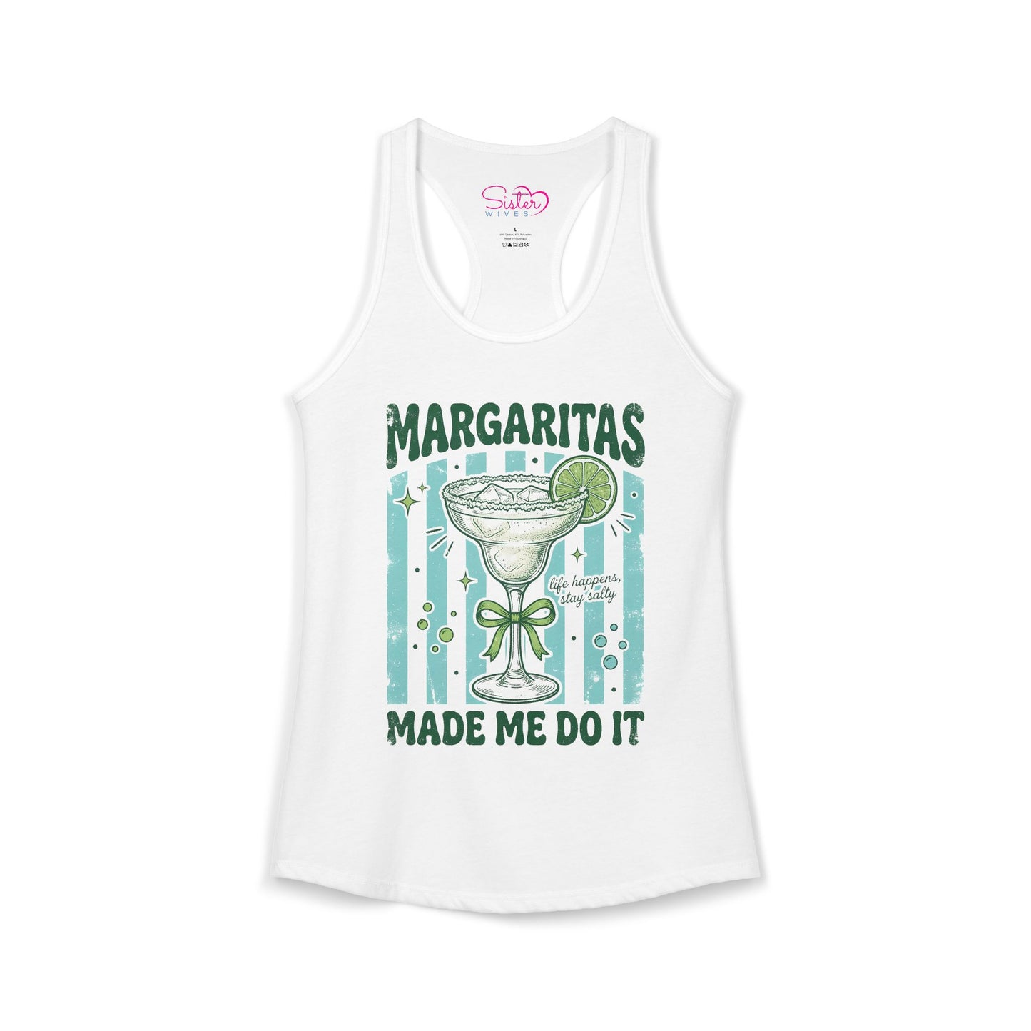 Margaritas Made Me Do It Tank Top – Funny Margarita Shirt | Summer Party Tank | Beach Vacation Outfit