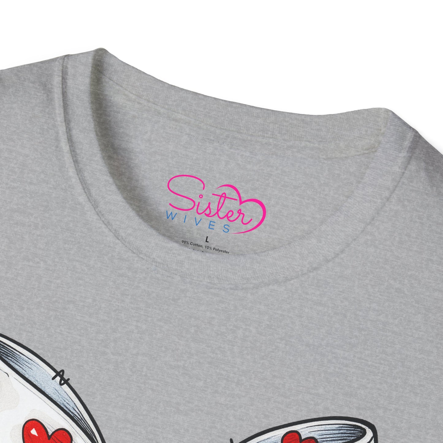 Valentine's Day Red Coquette Bow Shirt – Flirty Valentine Bow T-Shirt, Polyamory ENM Non-Monogamy Symbol Tee, Unisex Gildan 64000