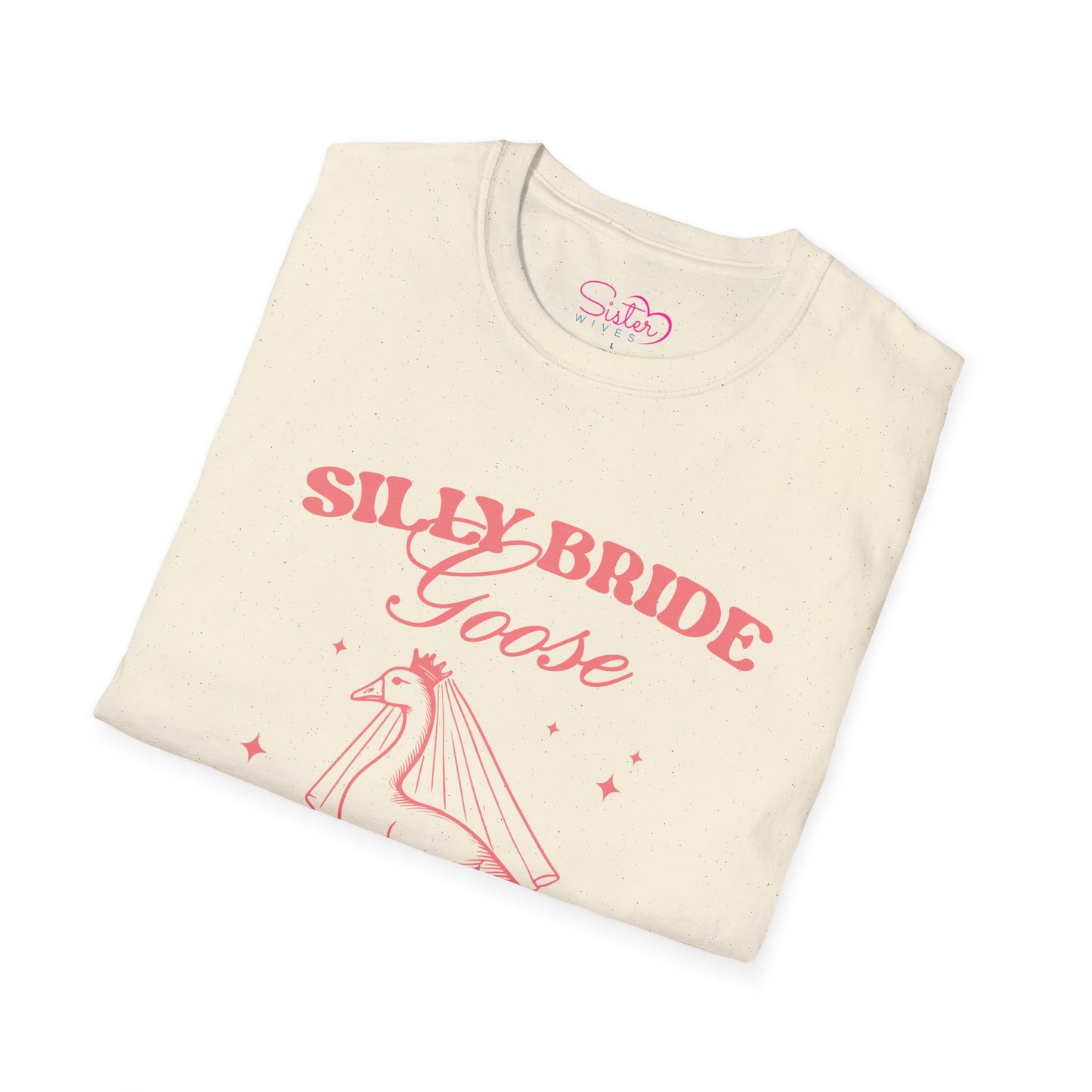 Silly Bride Goose Gettin Loose Shirt – Funny Bachelorette Party Tee, Bride Humor Wedding Shirt, Poly-Friendly Unisex Gildan 64000