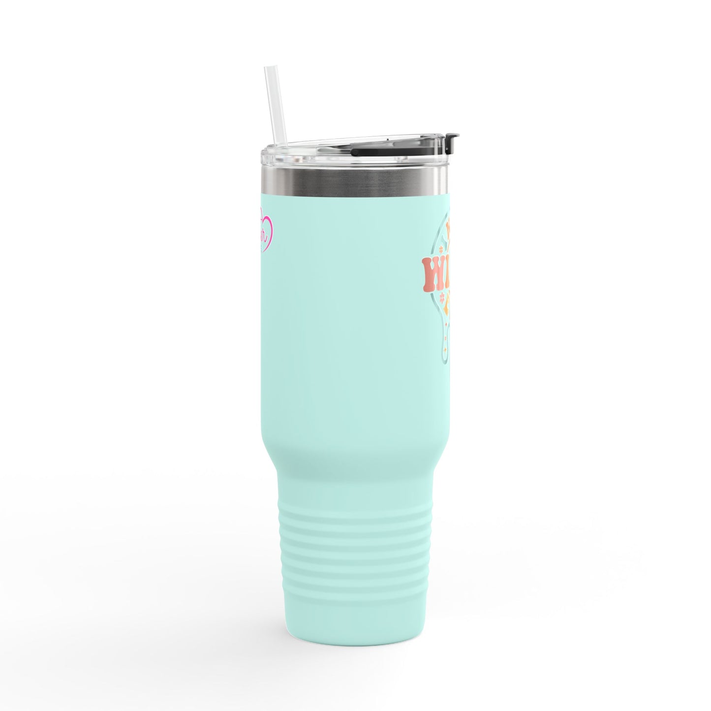In My Wifey Era 40oz Tumbler | Insulated Travel Mug with Handle & Straw | Sister Wife & Polyamory Lifestyle Cup | ENM Gift