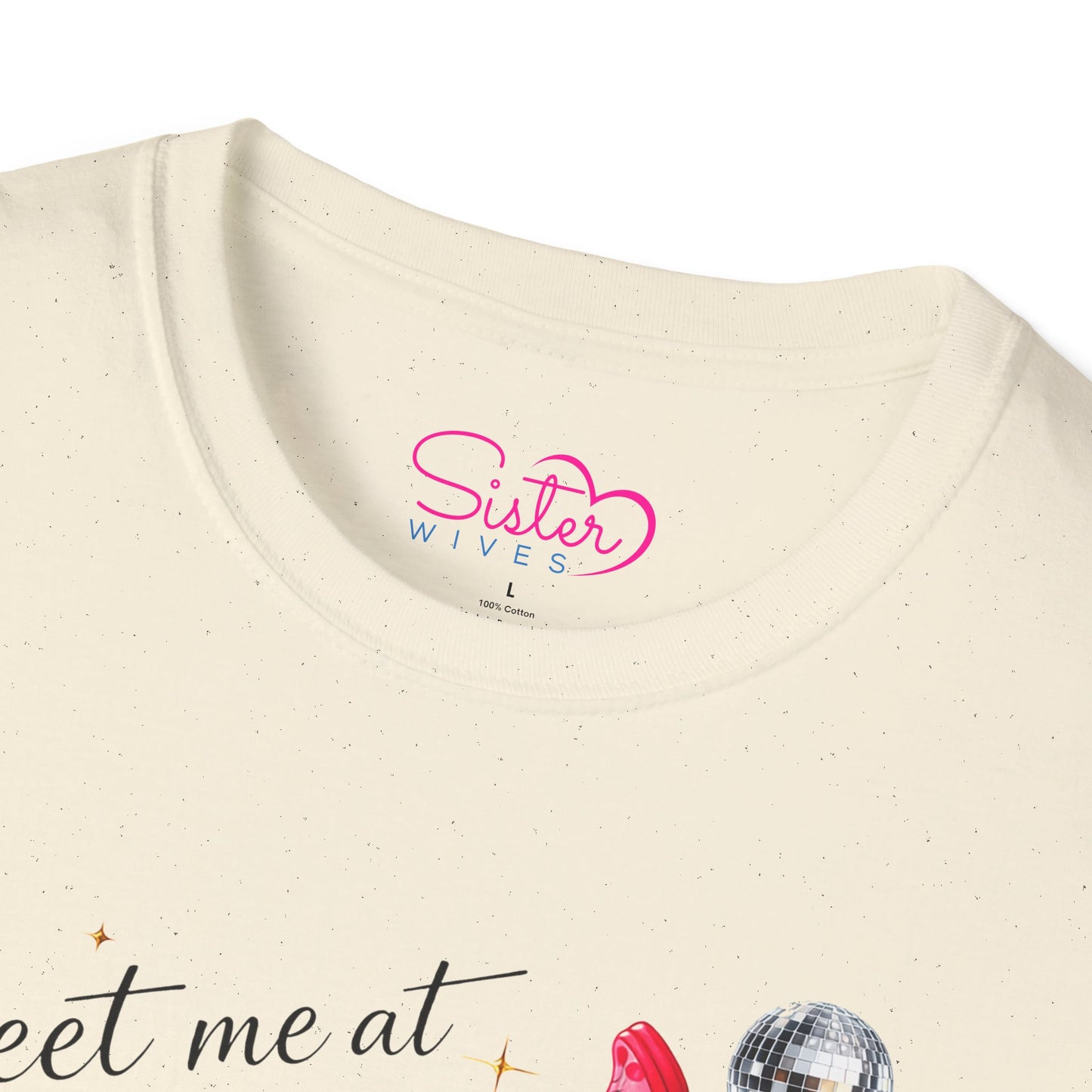 Meet Me at Midnight Shirt – Cocktail Party Graphic Tee, Flirty Night Out Shirt, Poly-Friendly ENM Unisex Gildan 64000