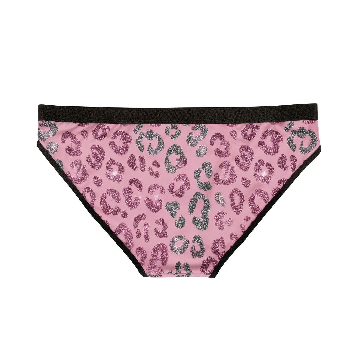 Women’s Valentine’s Leopard Underwear – Pink Heart Leopard Panties, Polyamory & Swinger Friendly Lingerie, ENM Pride, Matching Couples Sets Available