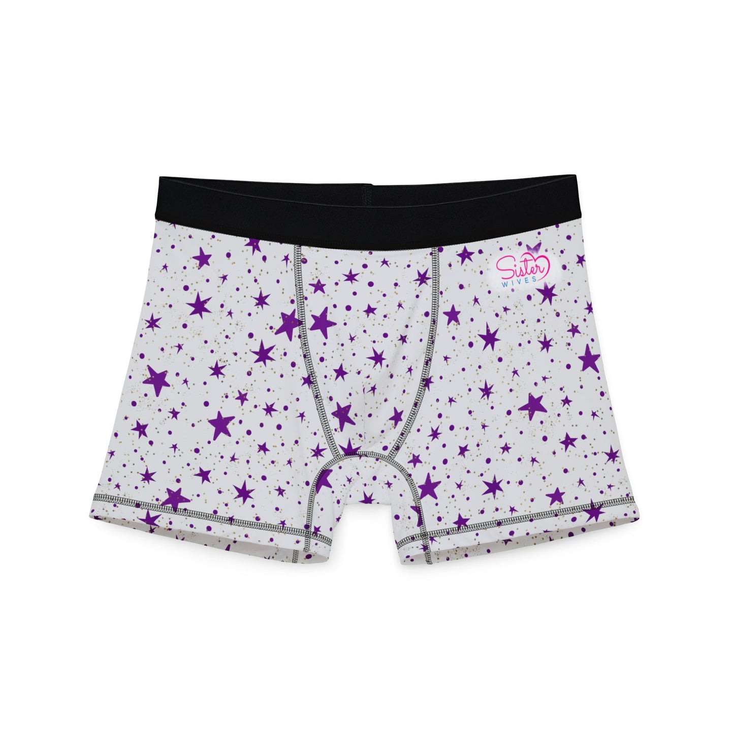 Celestial Polyamory Men’s Boxer Briefs – Astrology & Cosmic Underwear | ENM, Non-Monogamy & Pride-Friendly Intimates