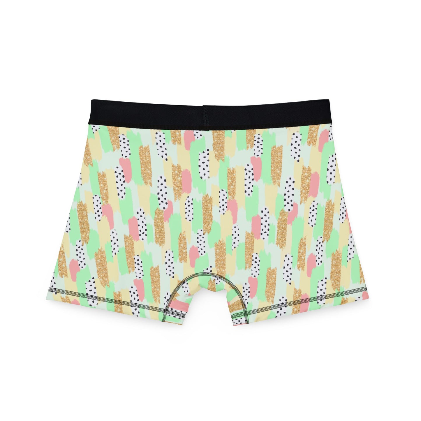 Pastel Abstract Men’s Boxer Briefs | Polyamory-Friendly Underwear | ENM Men’s Loungewear | Aesthetic Stretch Boxer Briefs | Body-Positive Intimates
