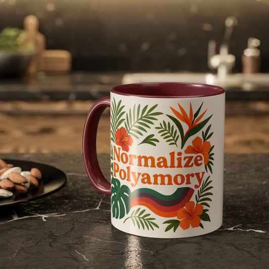 Normalize Polyamory Polyamorous Sister Wives Mug, Unique Personalized Gifts for Family and Friends, Fun Coffee Tea Cup, Home Décor, Celebration [...]