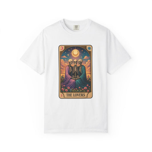 Sister Wives Polyamorous Tarot Lovers T-Shirt, Unisex Couple Shirt, Gothic Fashion Tee, Halloween Gift, Romantic Decor