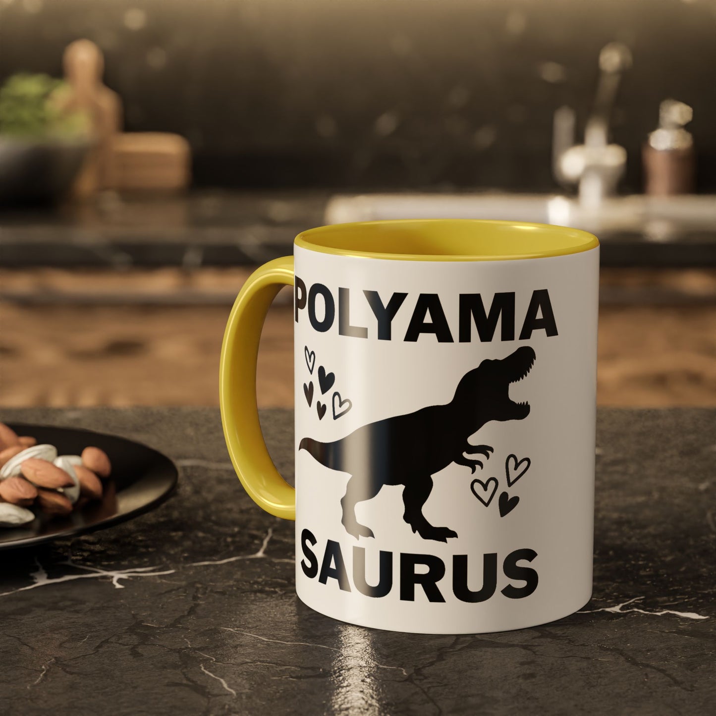Polyamasaurus Dinosaur Polyamorous Sister Wives Mug, Unique Personalized Gifts for Family and Friends, Fun Coffee Tea Cup, Home Décor, Celebration [...]