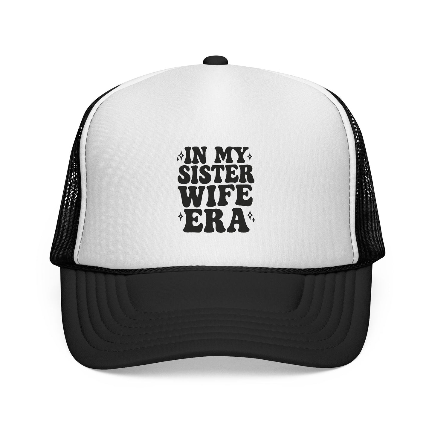 In My Sisterwife Era Trucker Hat – Retro Mesh Cap, Adjustable Snapback