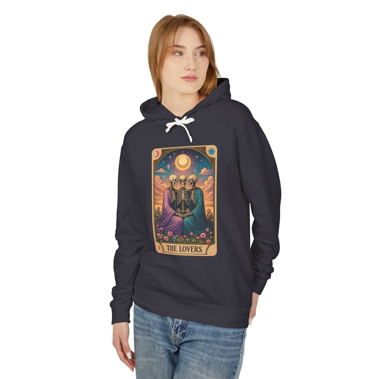 Sister Wives Lovers Tarot Design Hoodie - Perfect for Halloween, Gift for Friends, Cozy Wear, Astrology Lovers, Unique Statement Piece