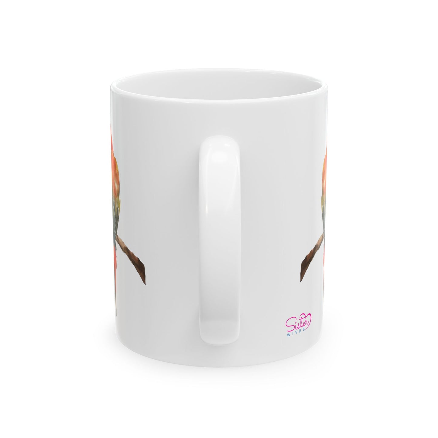 Three Birds Mug | Polyamory & Sisterwives Symbol Mug | Chosen Family Coffee Cup | Ethical Non-Monogamy Gift | Cozy Ceramic Mug