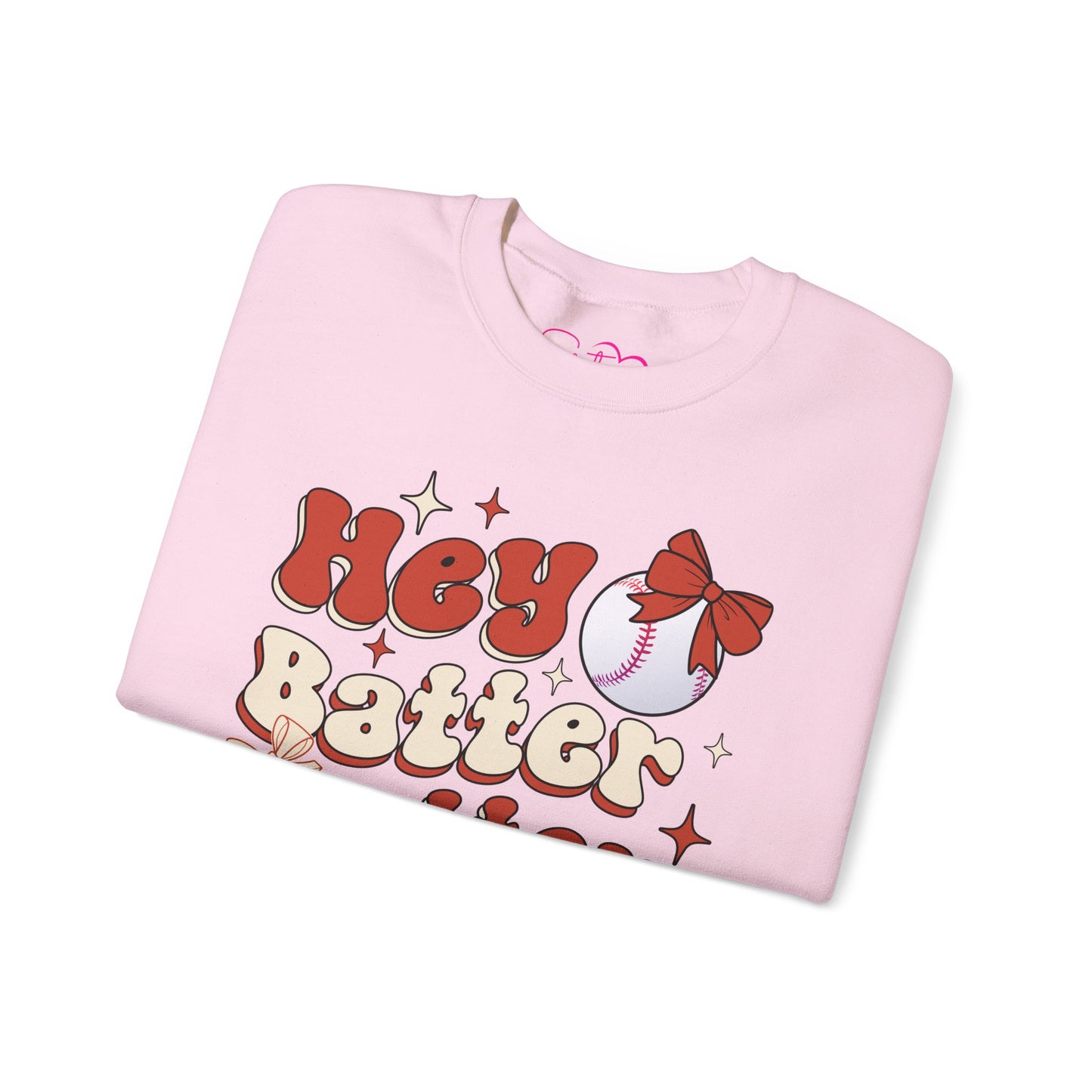 Hey Batter Batter Swing Sweatshirt | Playful Swinger Humor Pullover | ENM & Polyamory Lifestyle Apparel